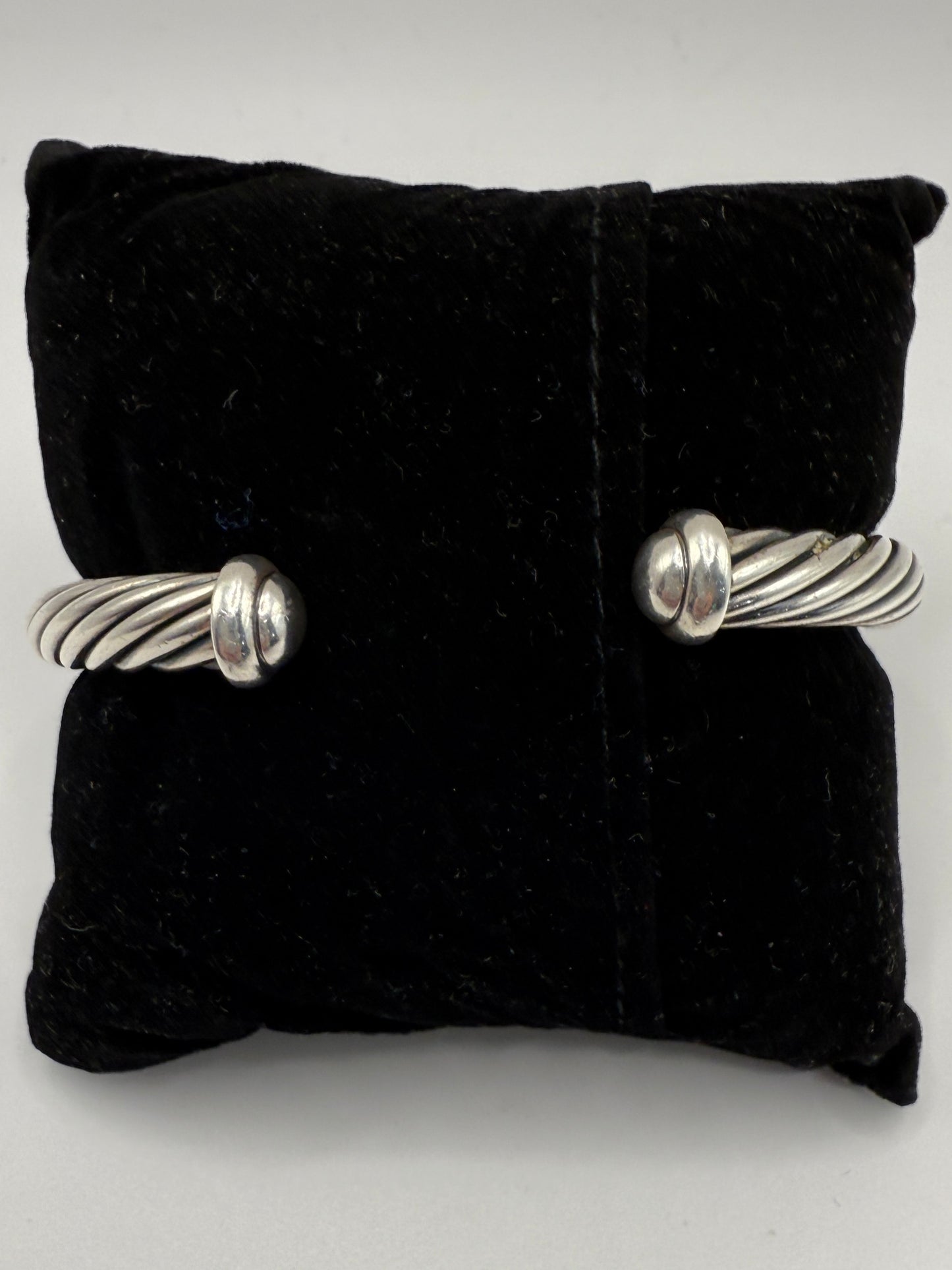 David Yurman Sterling Silver & 14K Gold Cuff