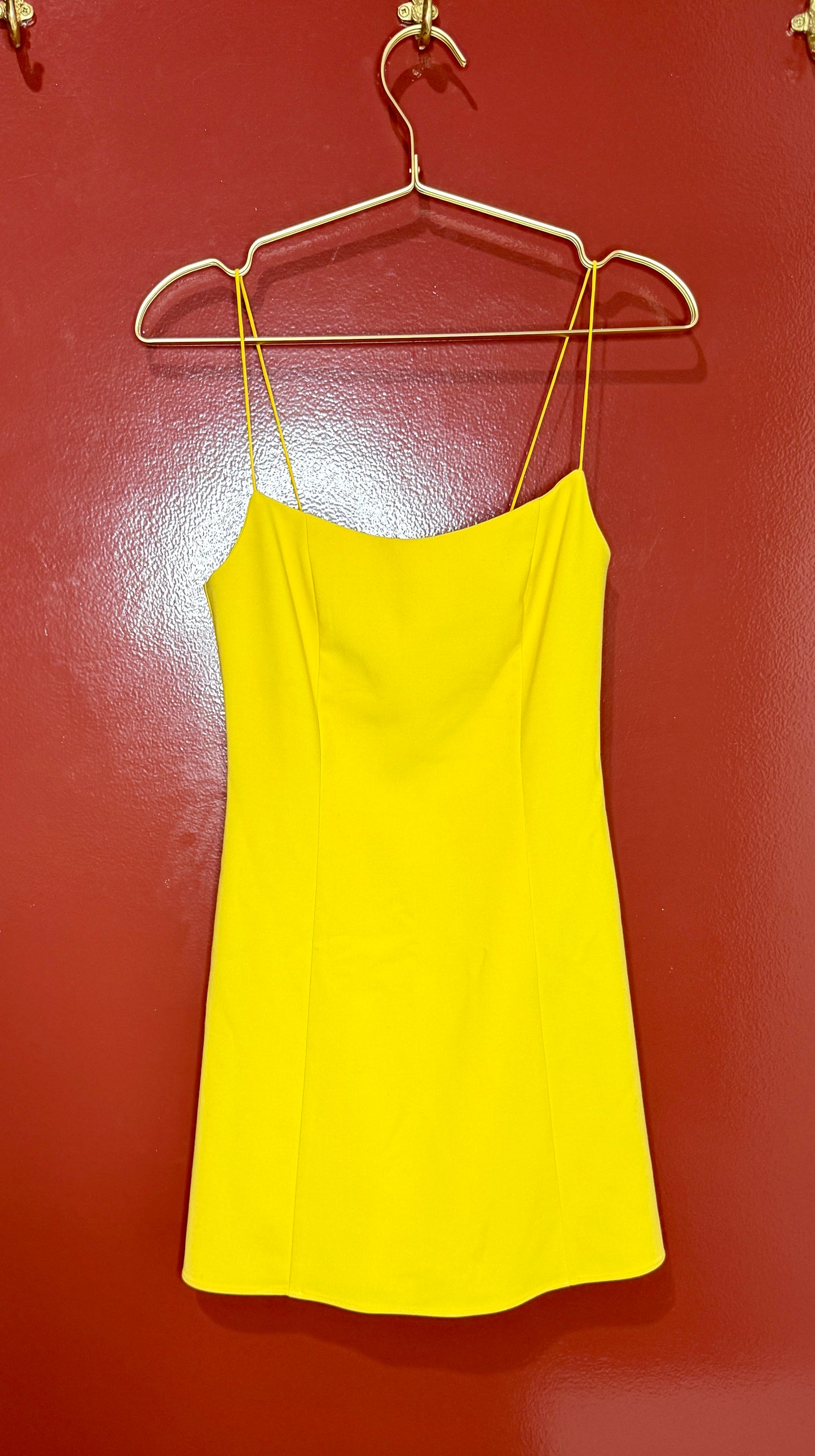 Likely Yellow Mini Dress 2