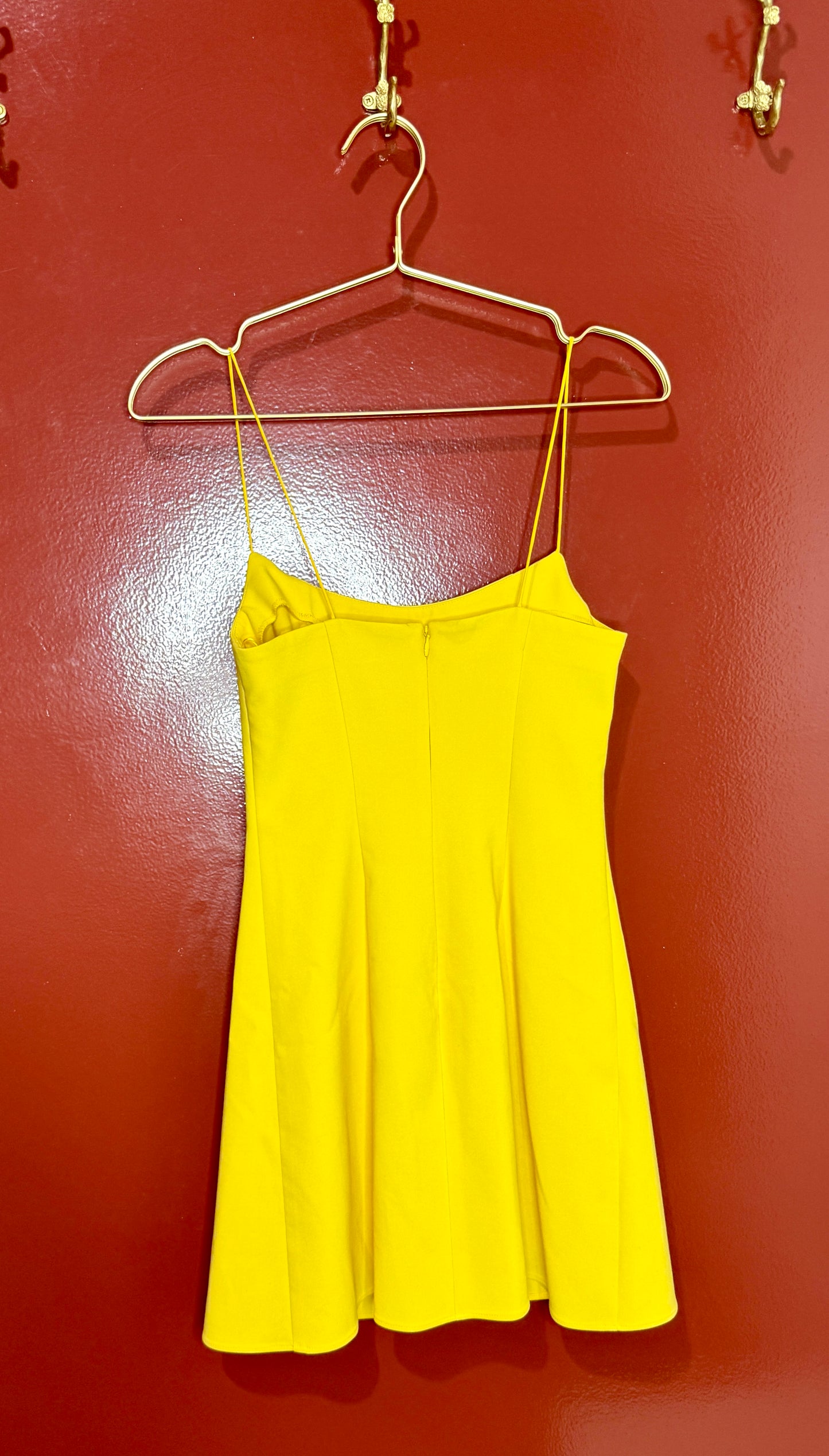 Likely Yellow Mini Dress 2