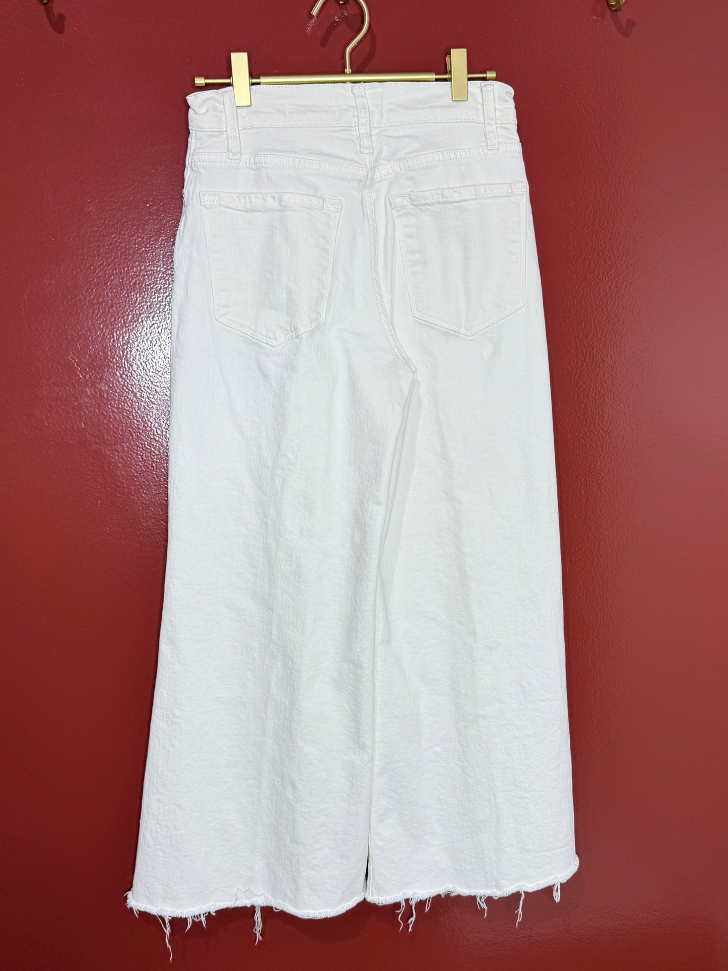 Frame White Crop Jean 26