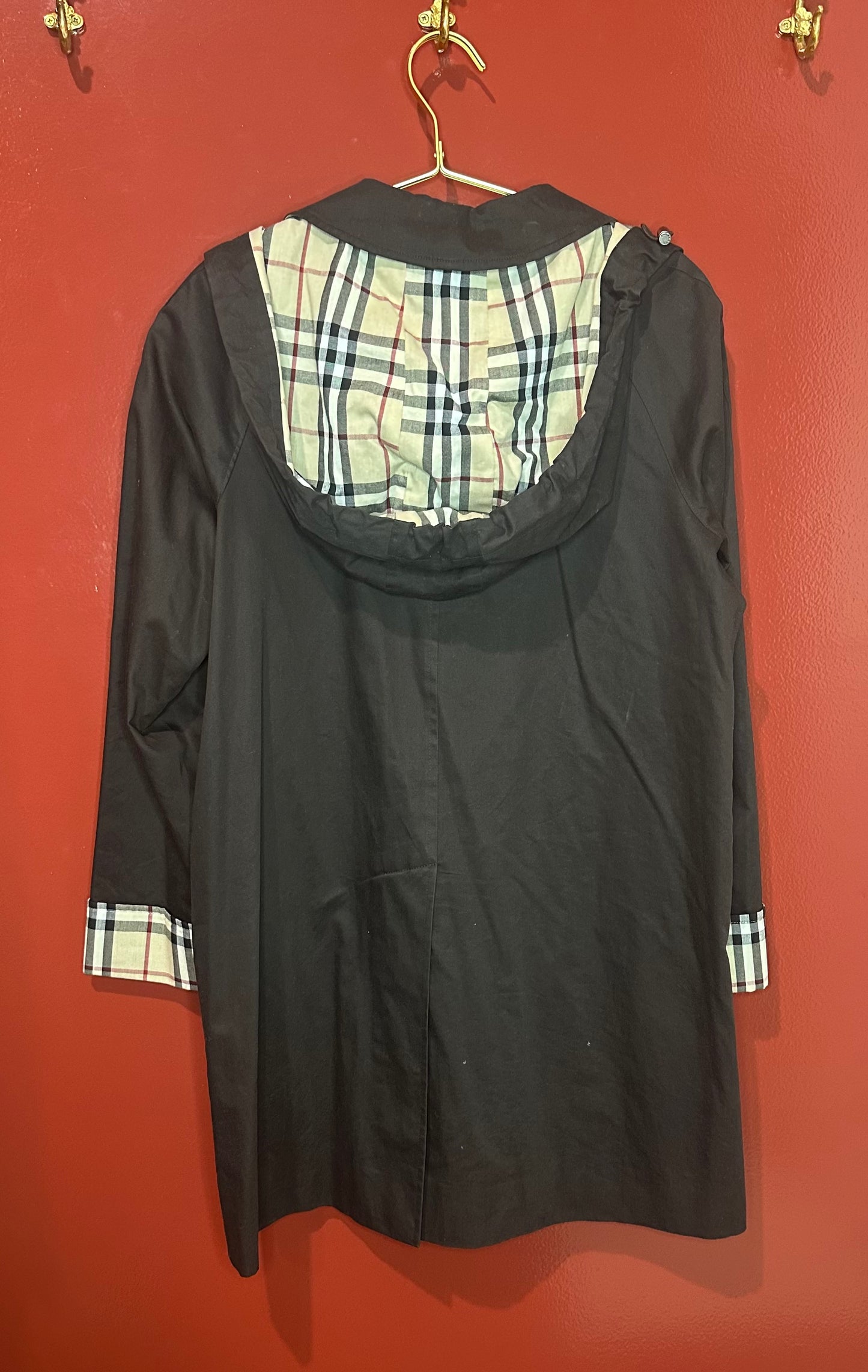 Burberry Hooded Brown Jacket 10P