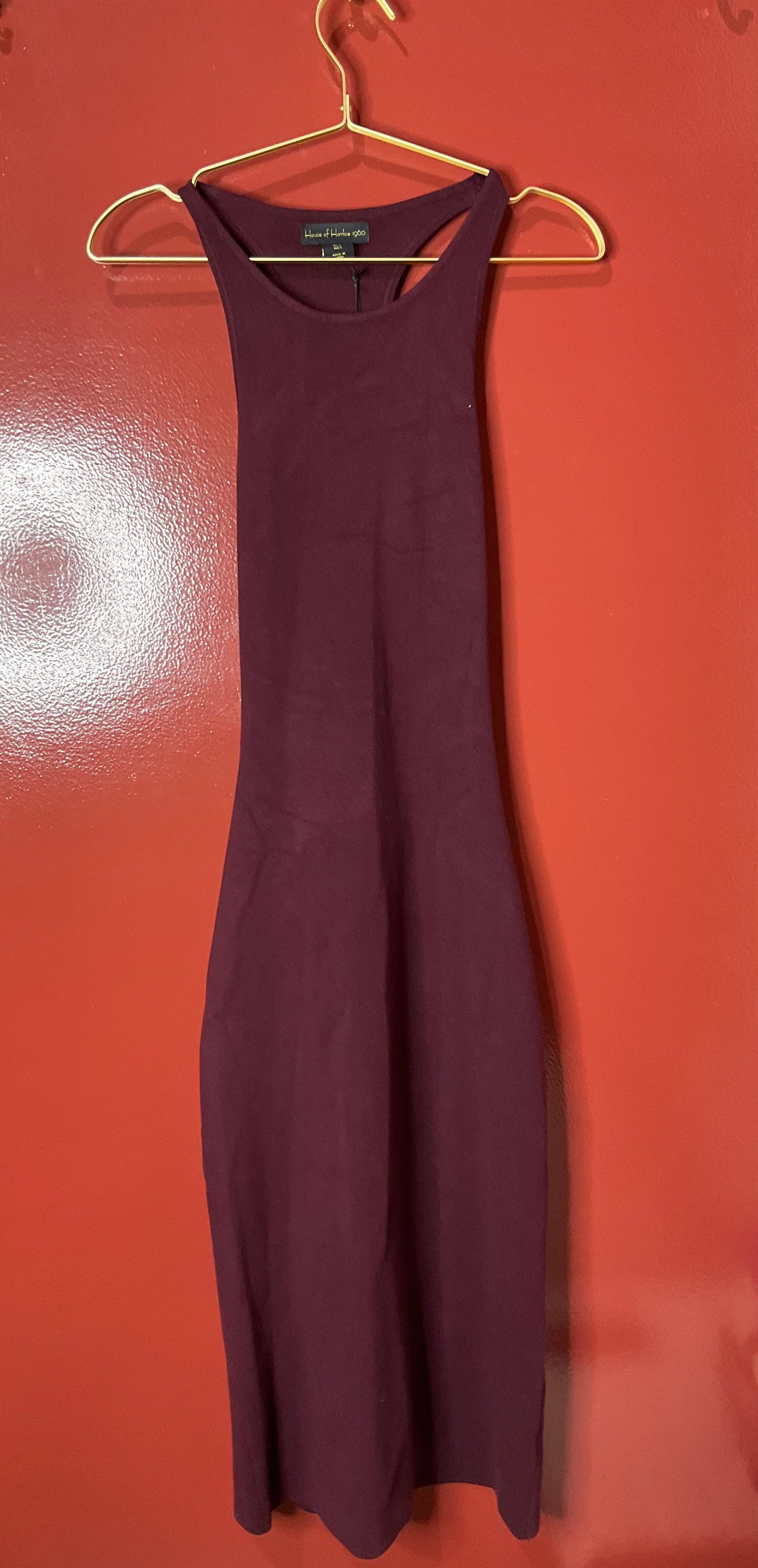 House Of Harlow 1960 Maroon Maxi Dress S