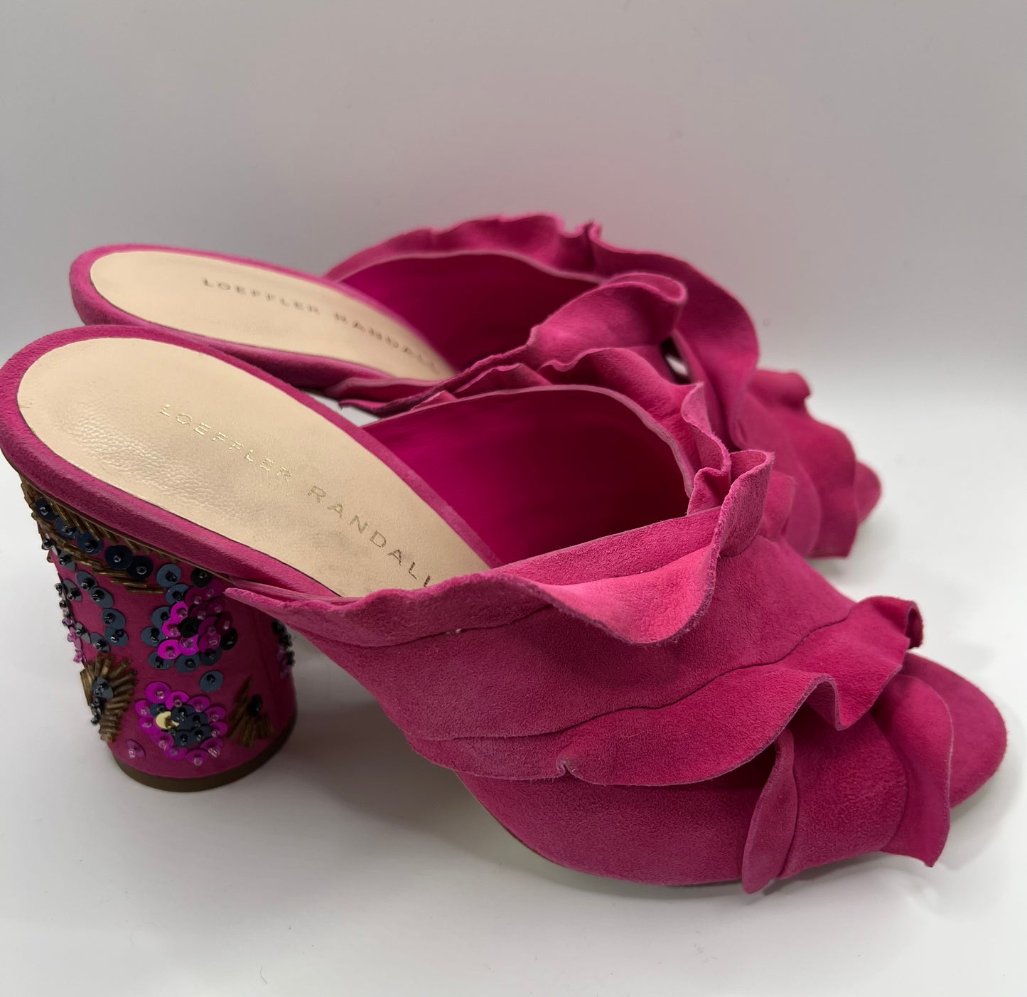 Loeffler Randall Pink Heels 7