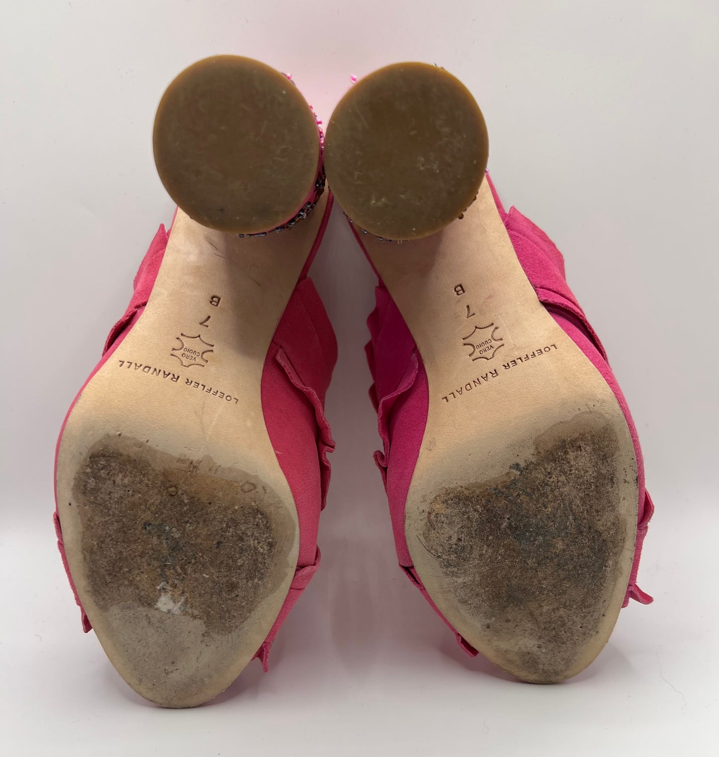 Loeffler Randall Pink Heels 7