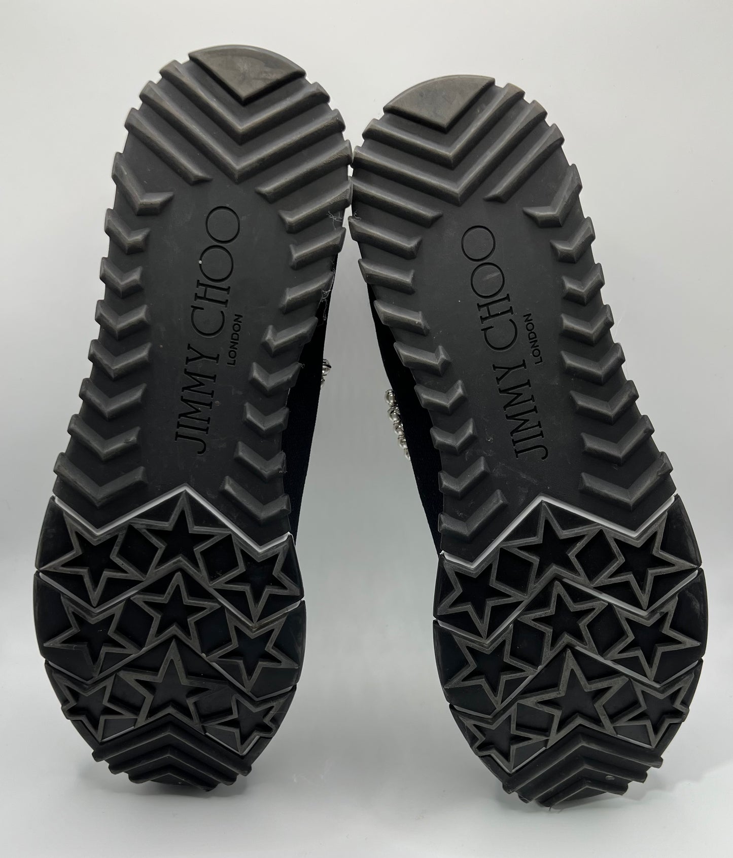 Jimmy Choo Black Sock Sneakers 40