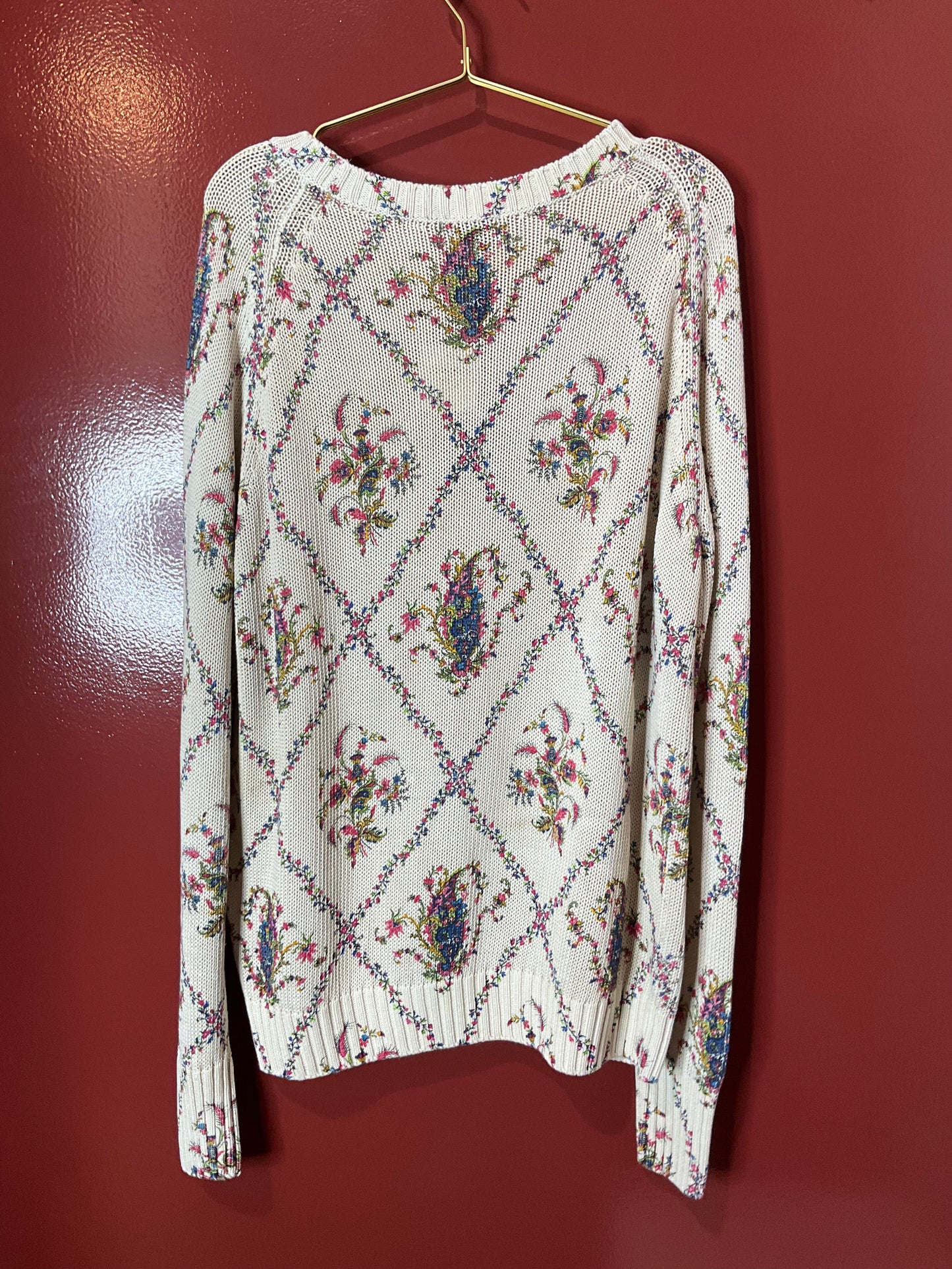 Etro Sweater Cream/Floral 42