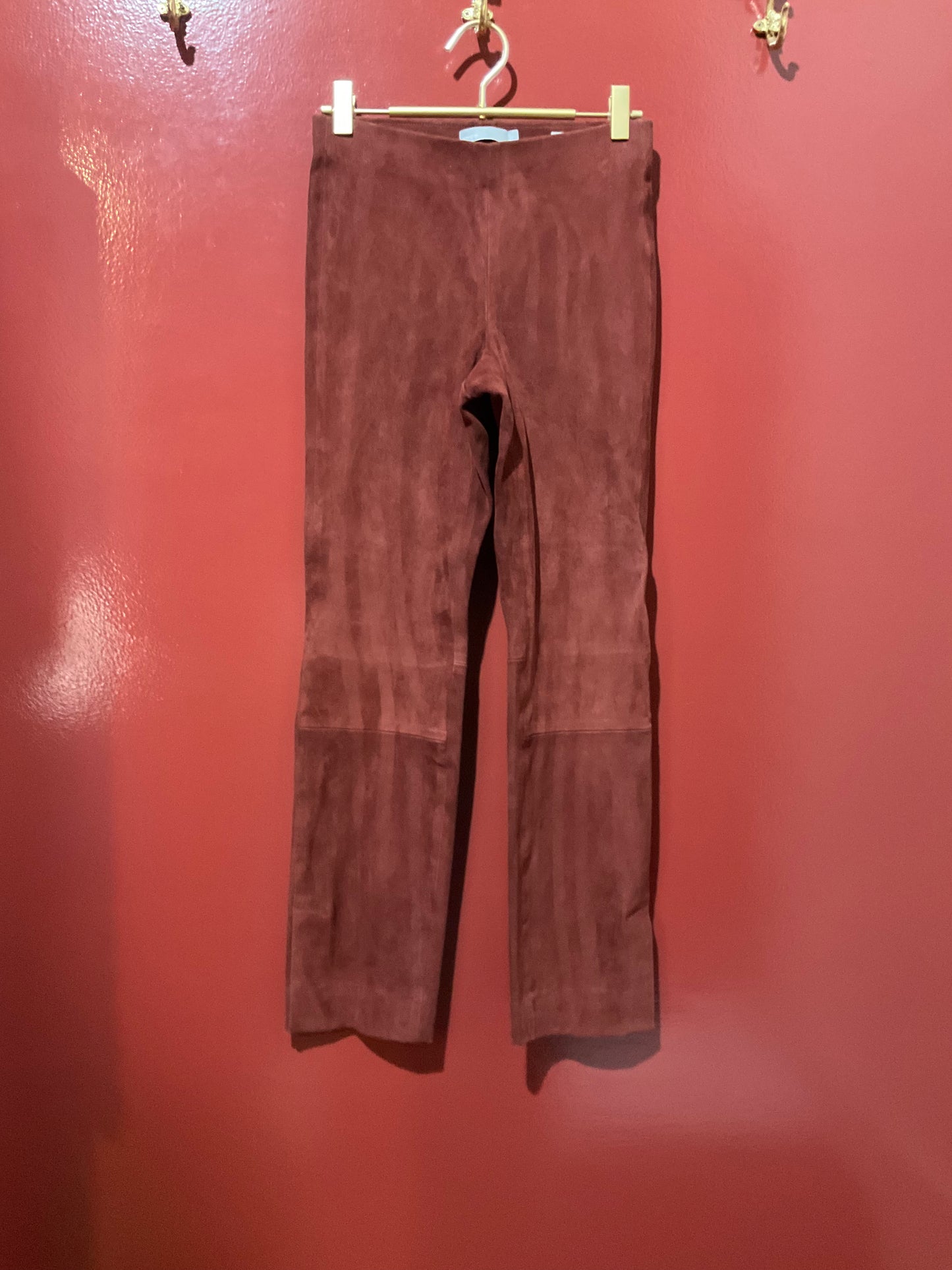 Vince Brown Suede Pants S