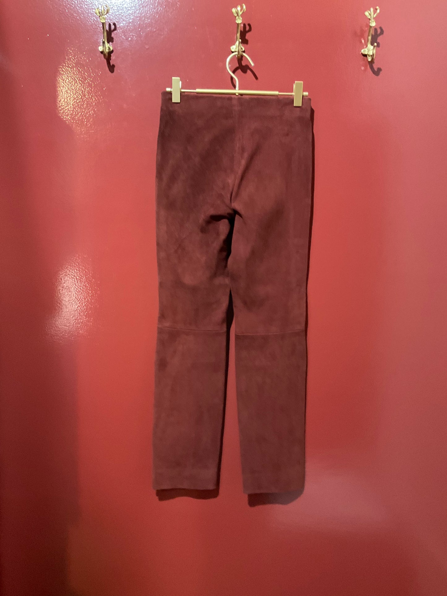 Vince Brown Suede Pants S