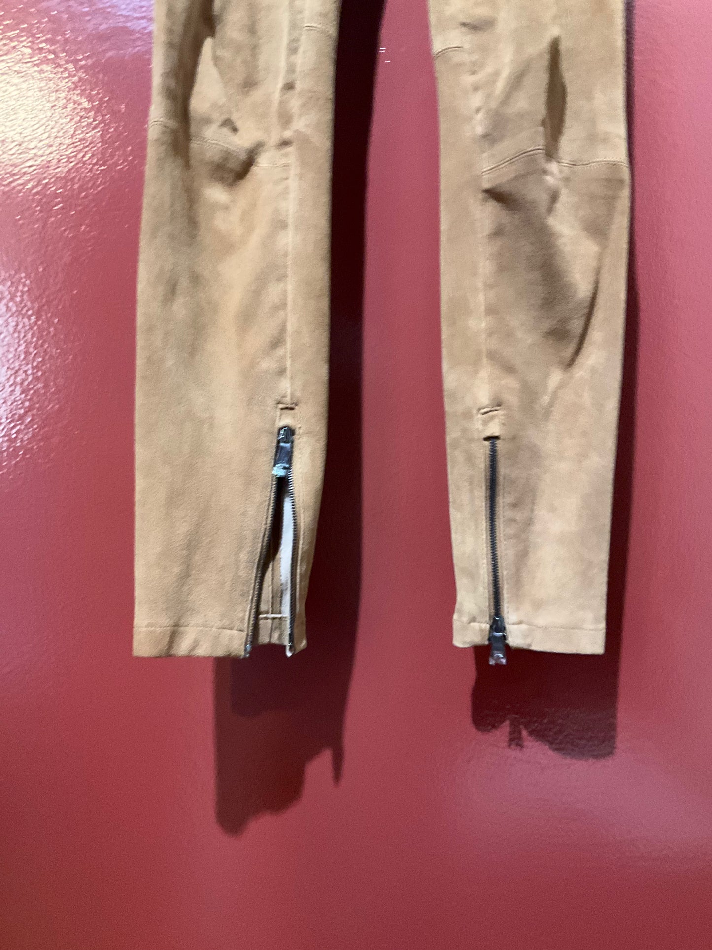 Vince Tan Suede Pants S