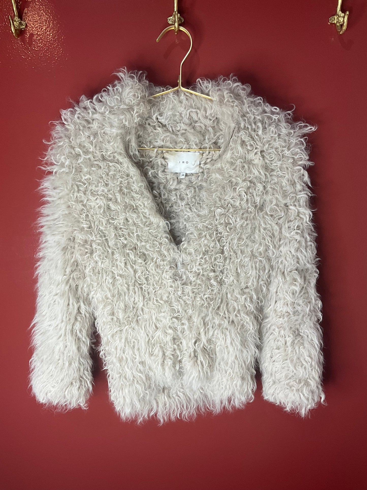 IRO Lamb Fur Jacket 36