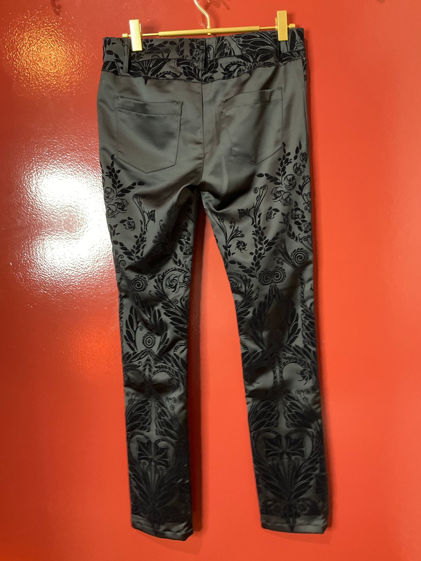 Just Cavalli Velvet Detailed Pants size: 38