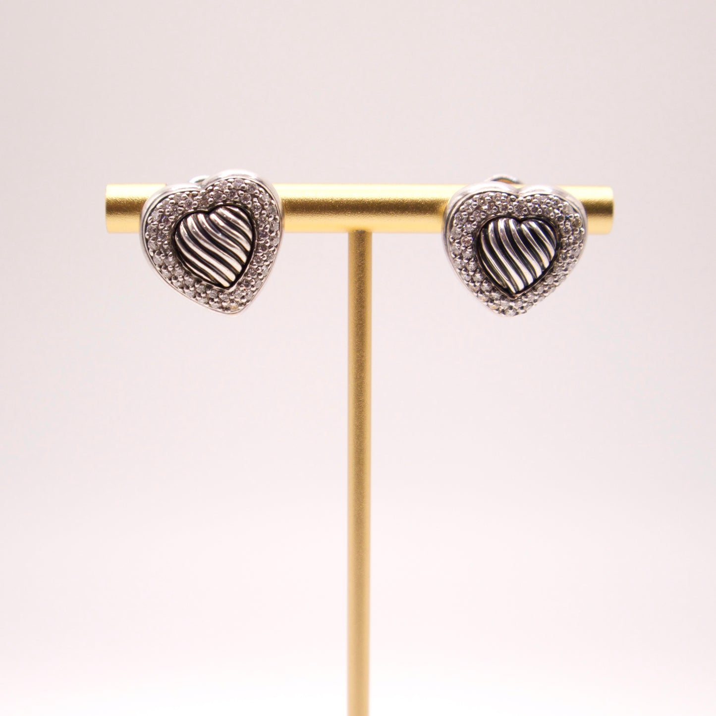 David Yurman Heart Earrings