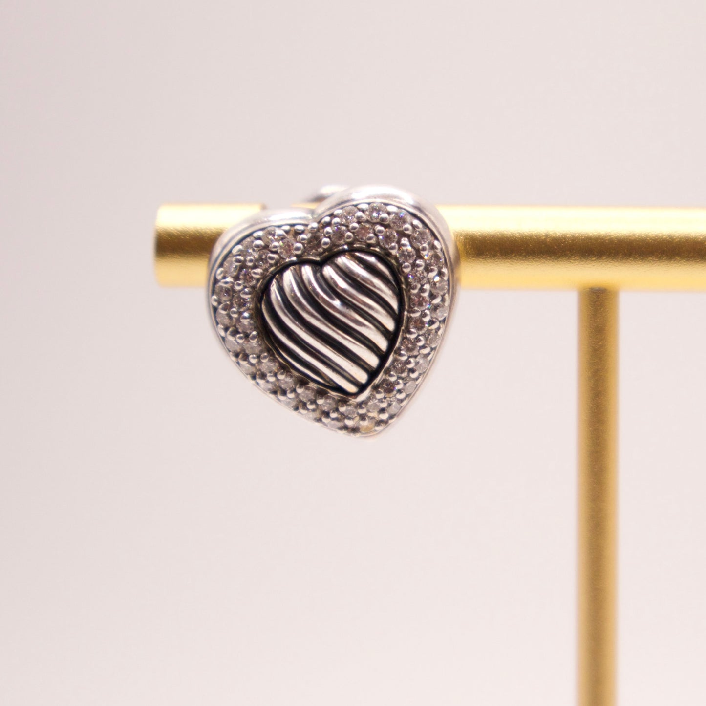 David Yurman Heart Earrings