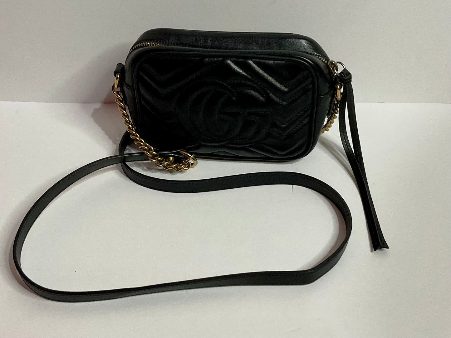 Gucci Black Marmont Small Shoulder Bag