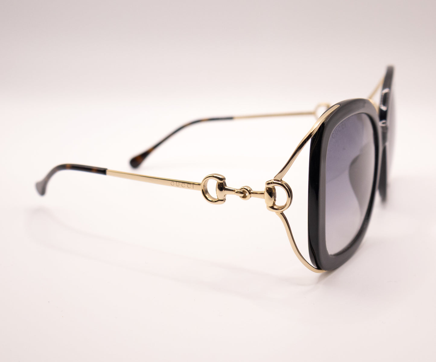 Black Gucci Horsebit Sunglasses