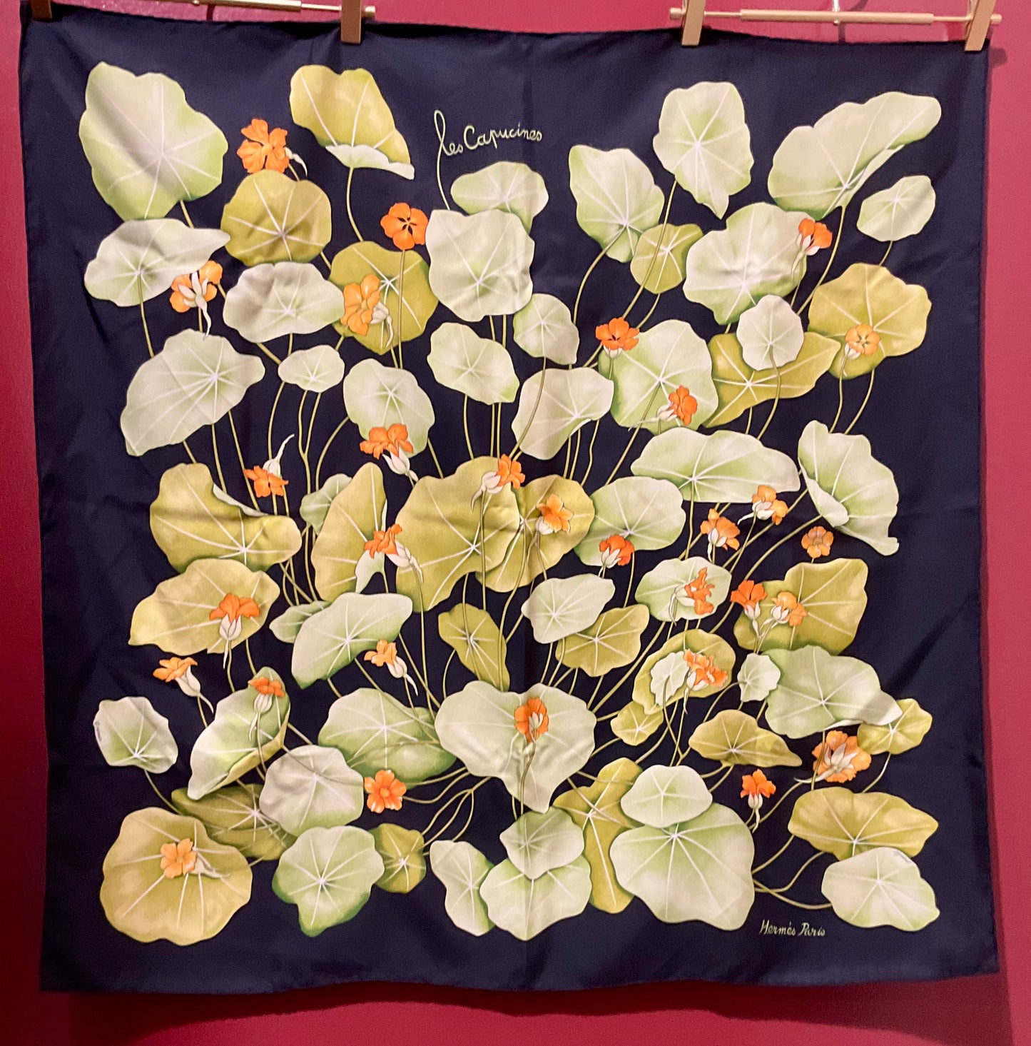 Hermes Les Capucines Scarf