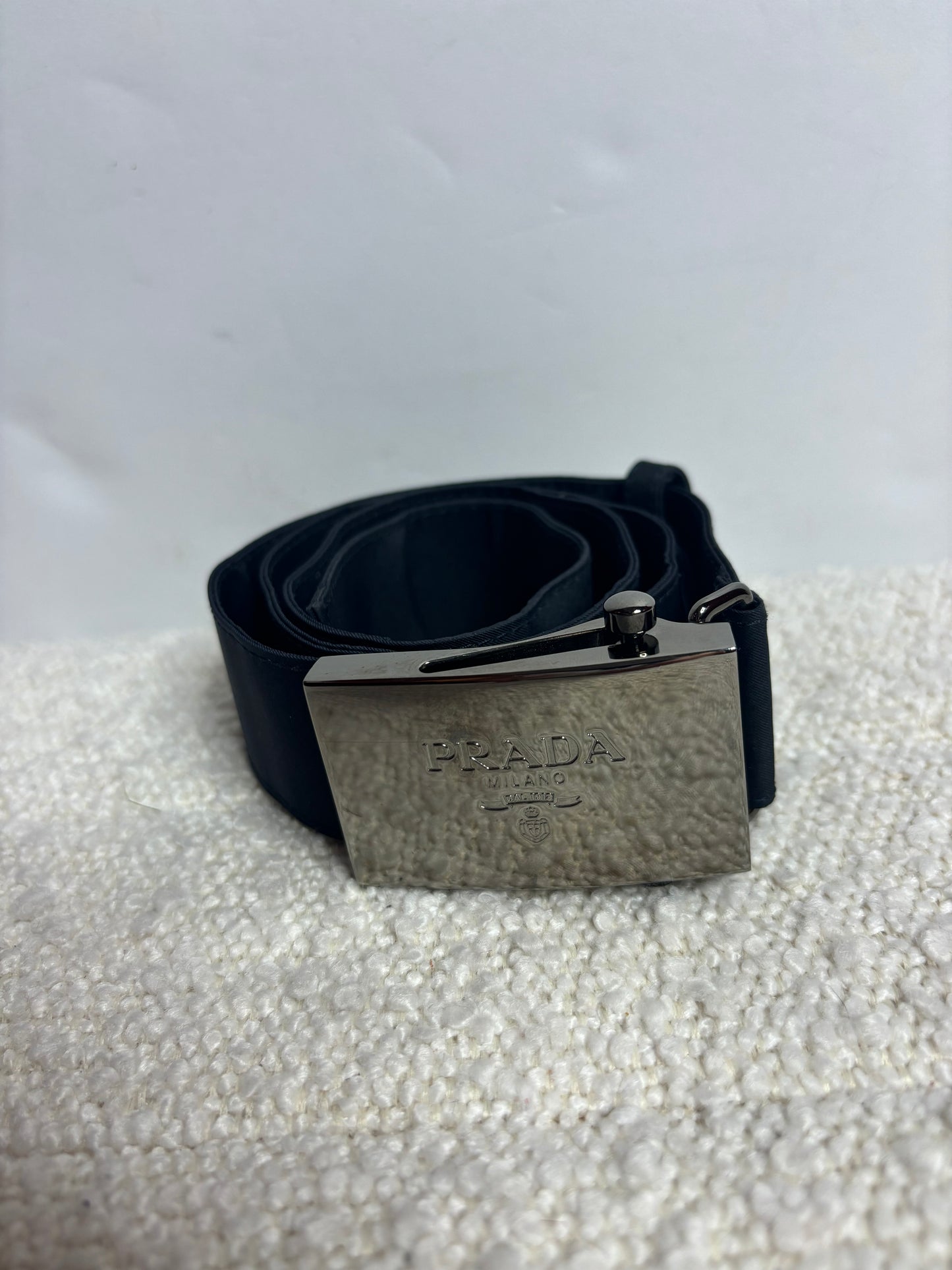Prada Nylon Black Belt S