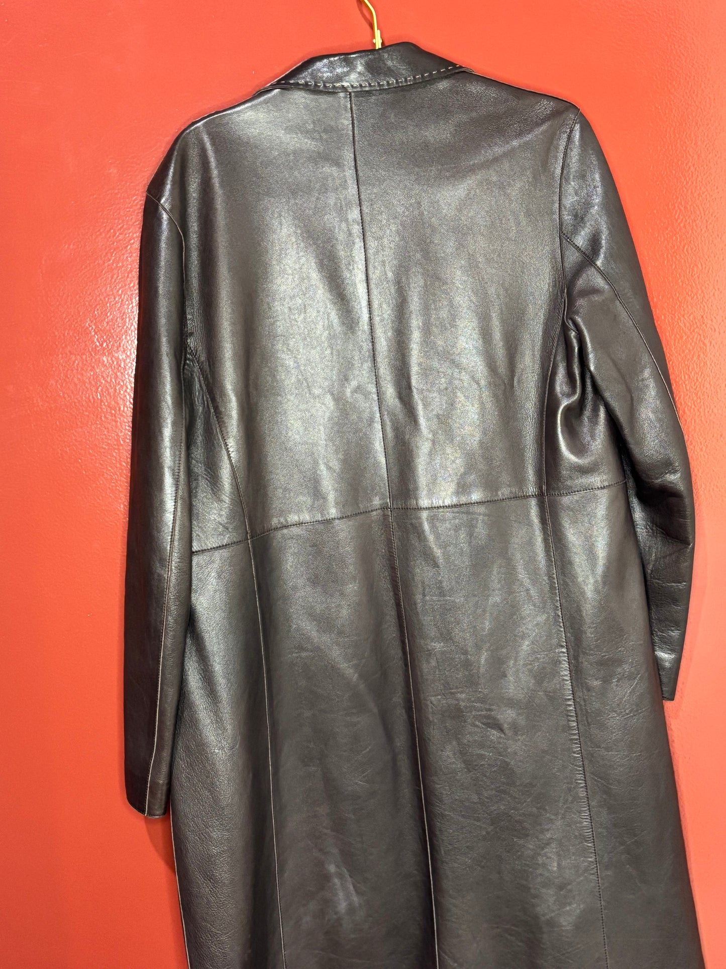 Opifix Long Leather Jacket 44