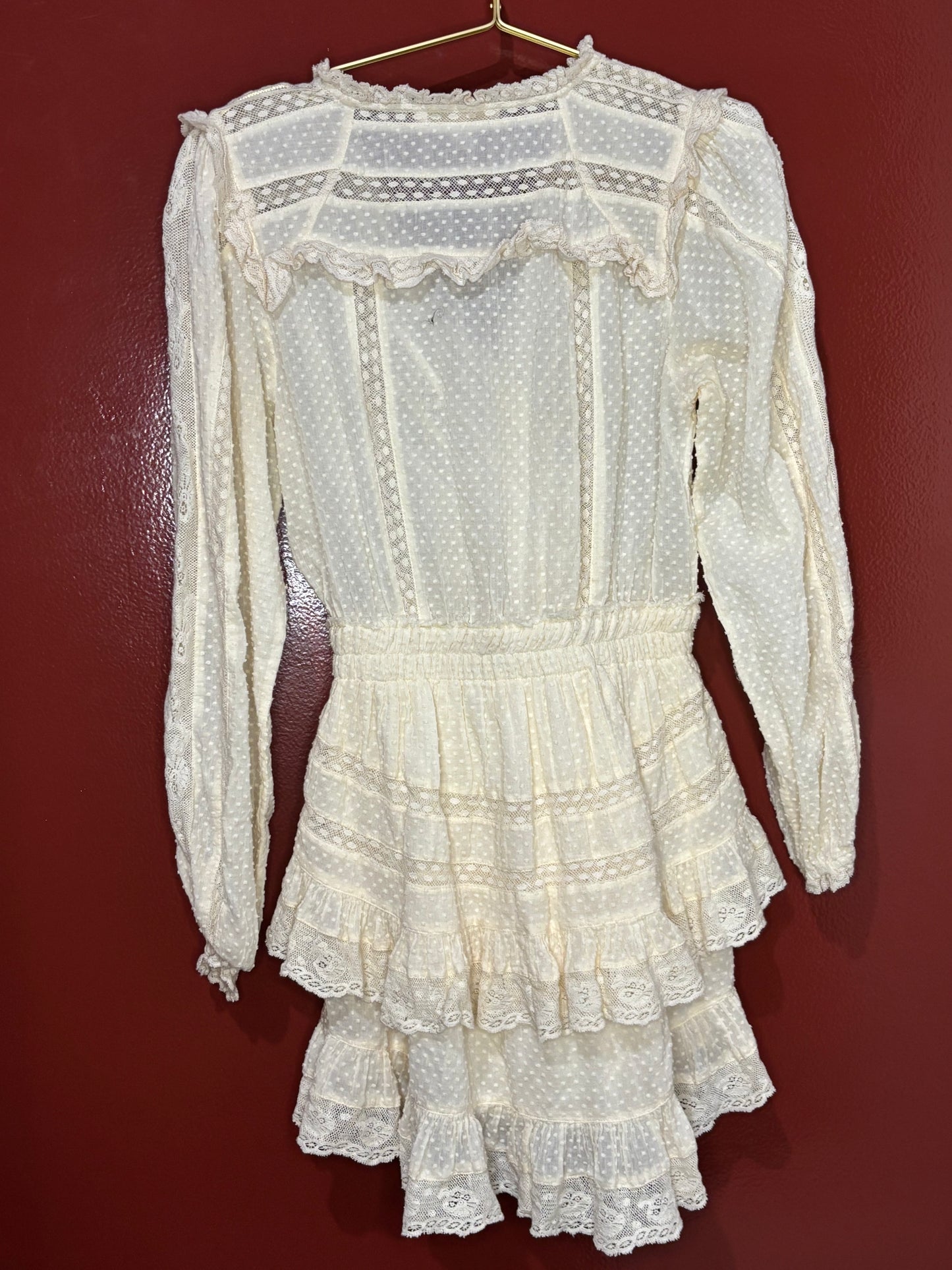 Love Shack Fancy Ivory Dress XS