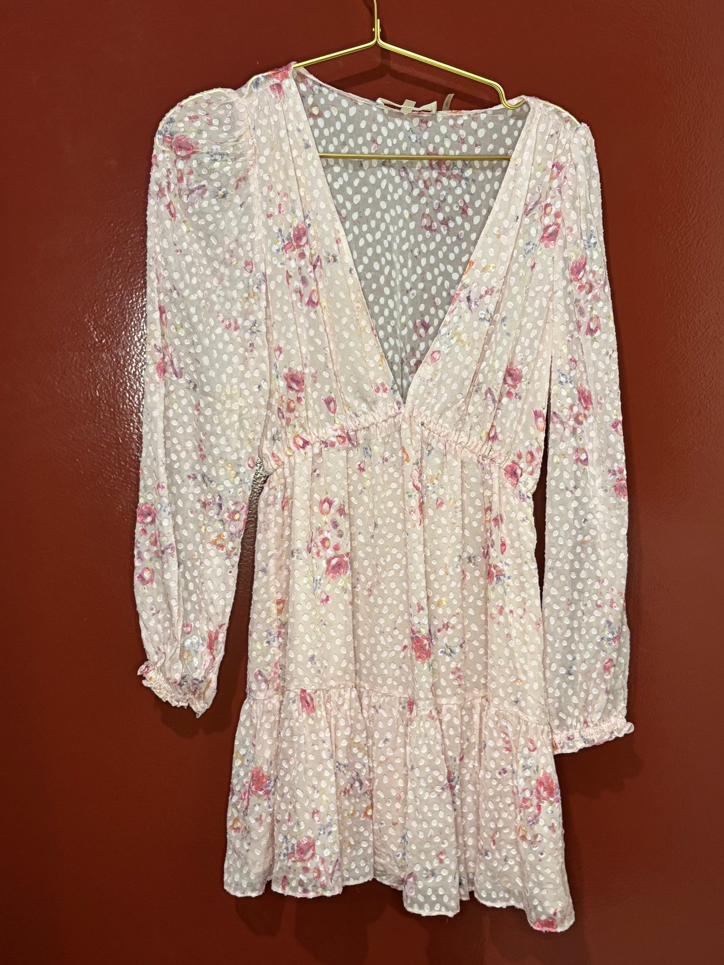 LoveShack Fancy Multi Pink XS Dress