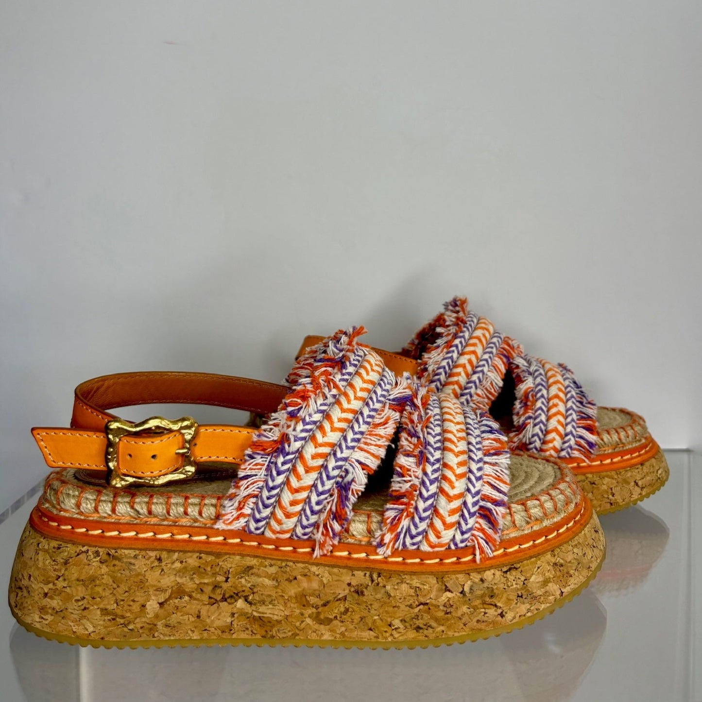 Zimmerman Braided Platform Sandals 36