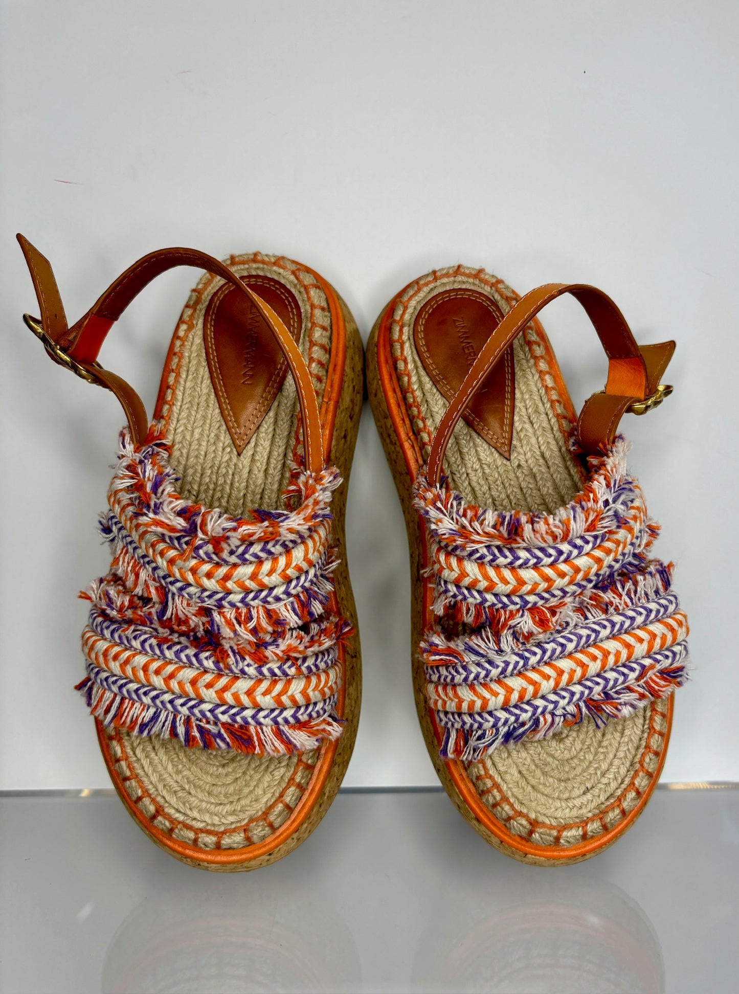 Zimmerman Braided Platform Sandals 36