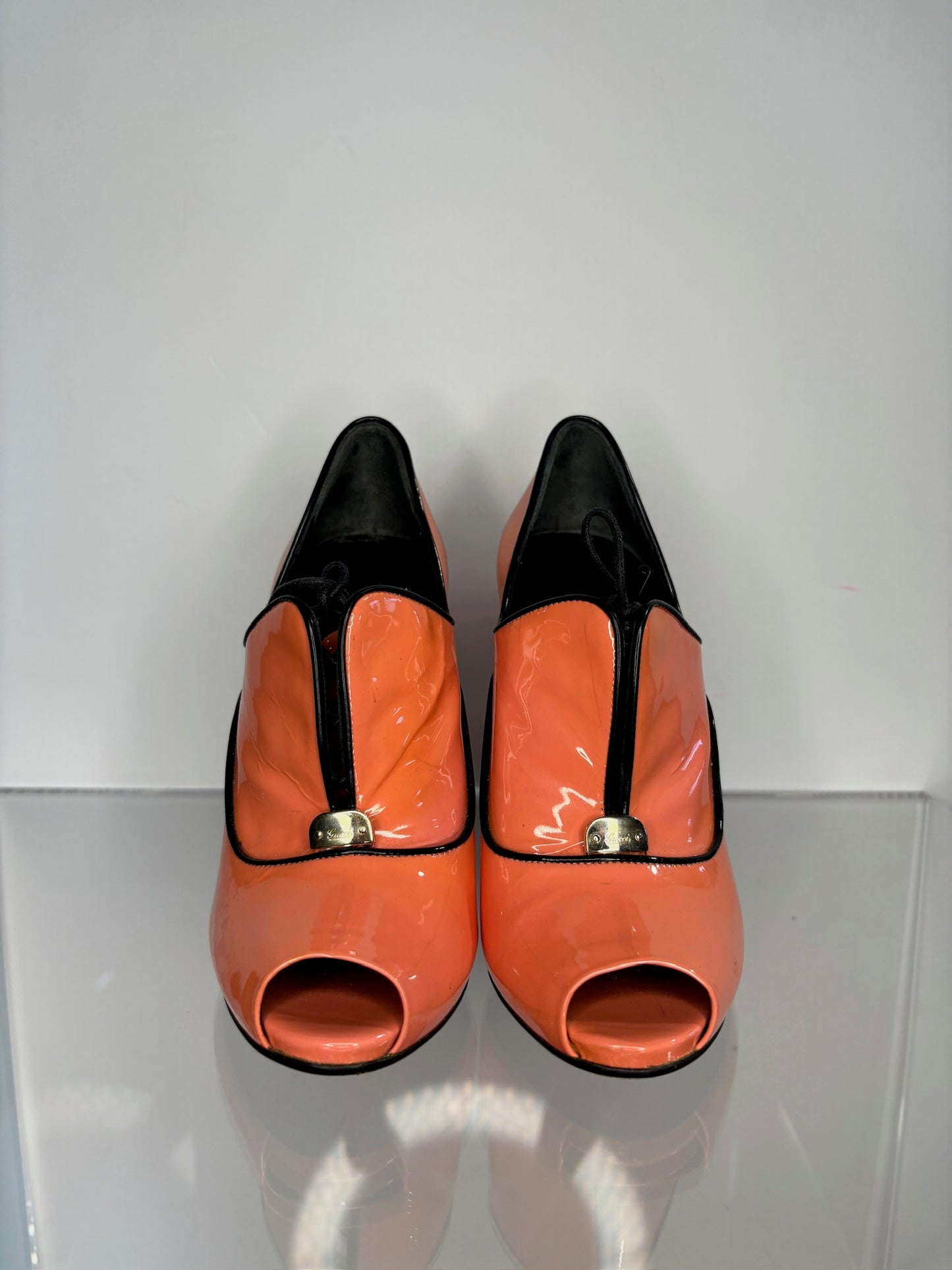 Gucci peach platform oxford 6