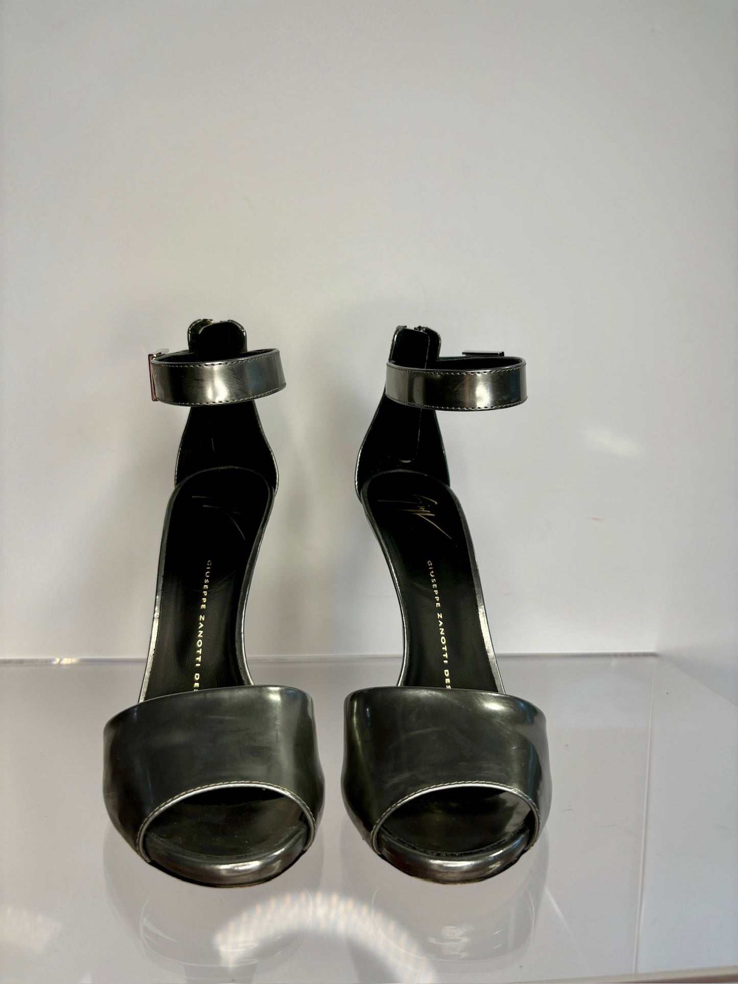 Giuseppe Zanotti heel silver 37