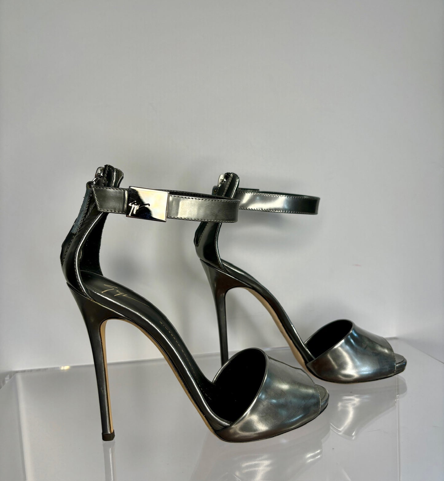 Giuseppe Zanotti heel silver 37