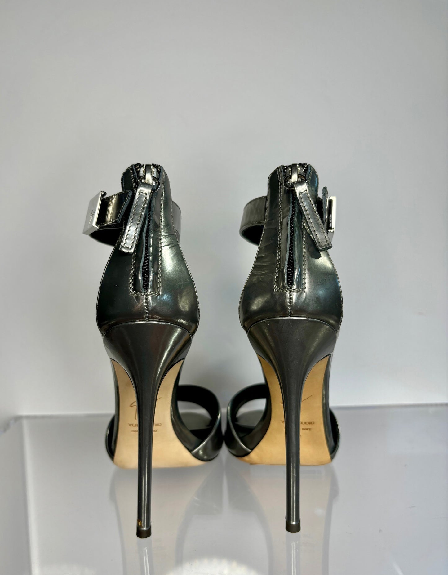 Giuseppe Zanotti heel silver 37
