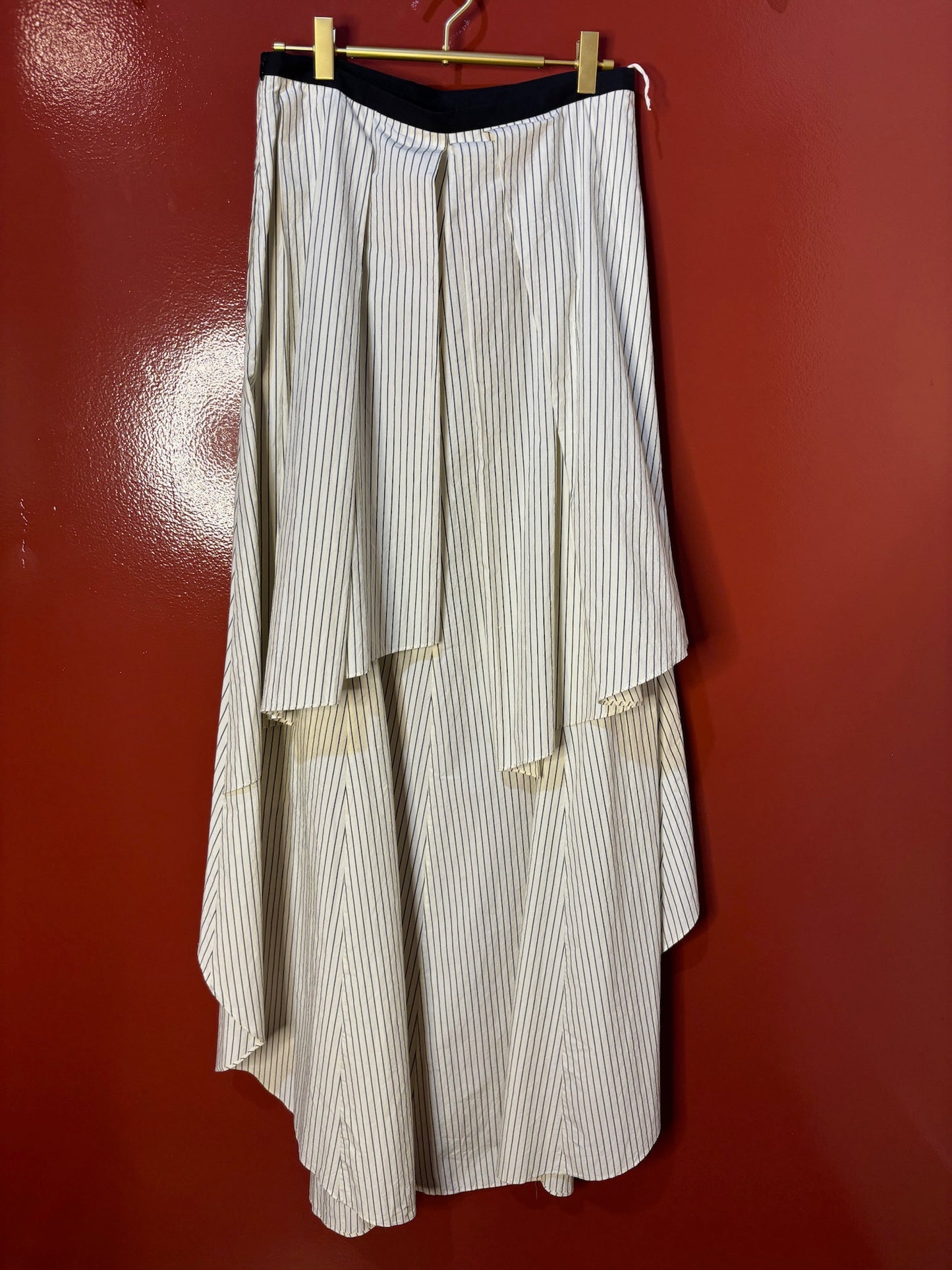 Brunello Cucinelli stripped midi skirt