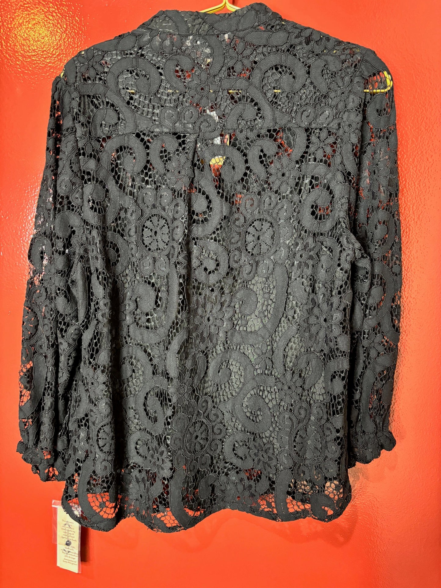 Nannette Black Lace Top Large