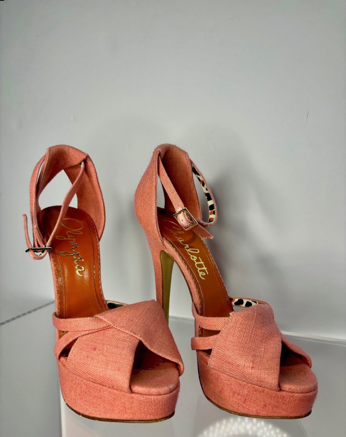 Charlotte Olympia Pink heels 38