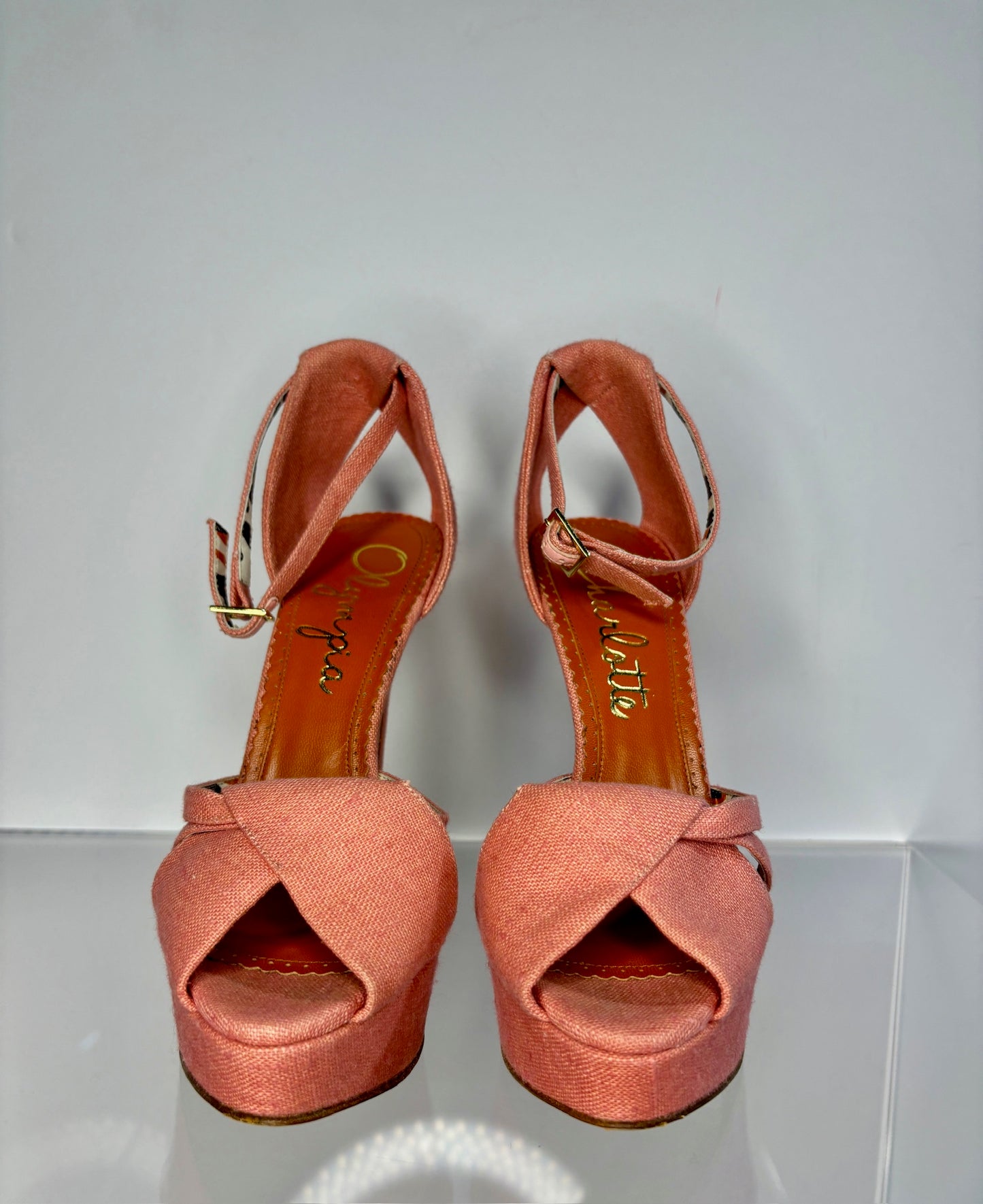 Charlotte Olympia Pink heels 38