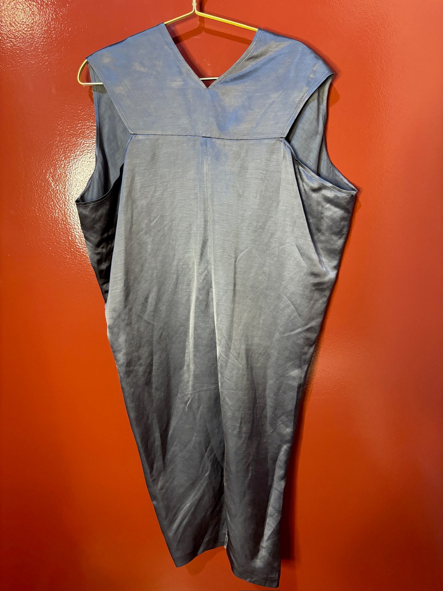 Maria Cornejo gray silk dress 8