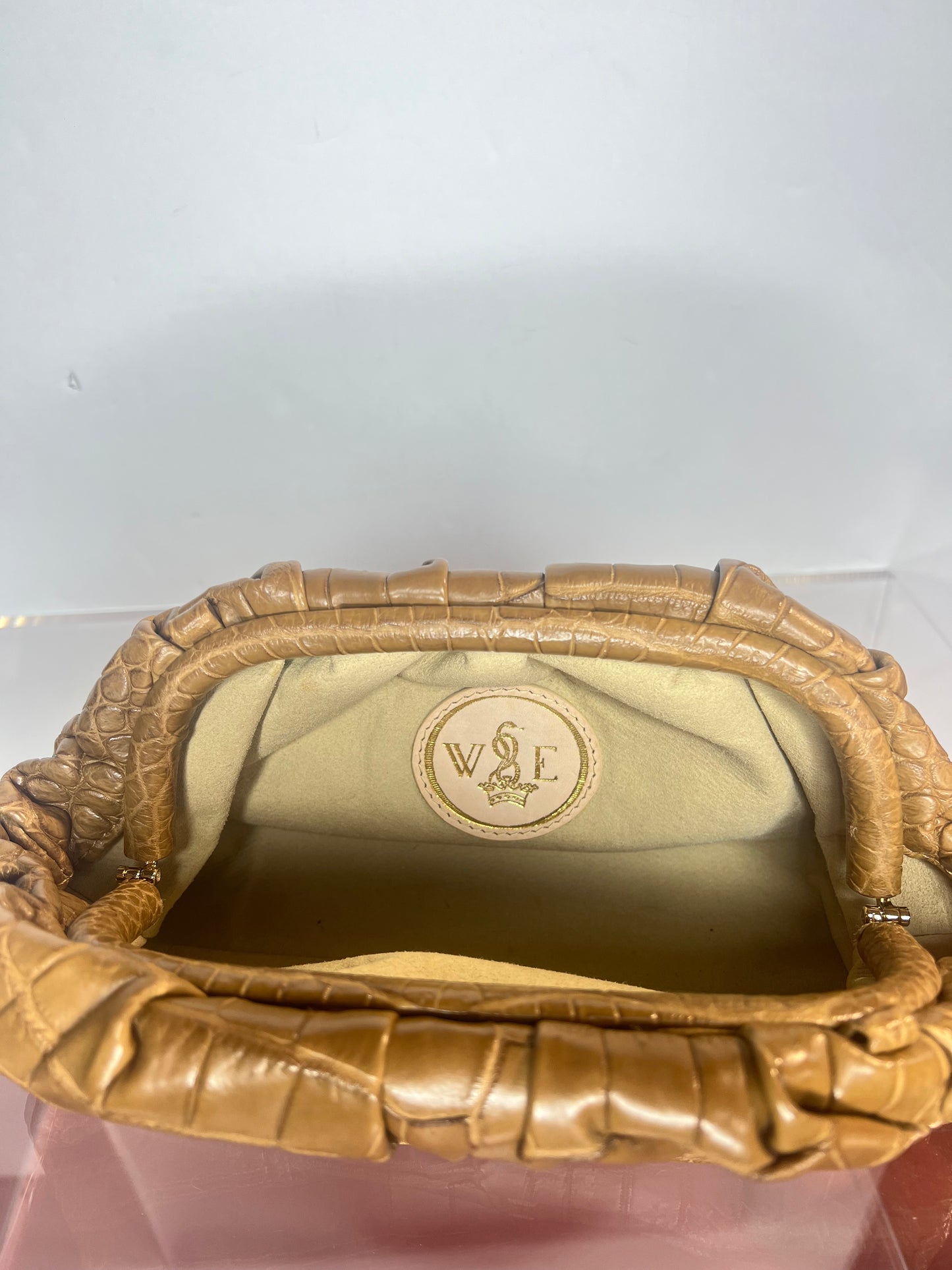 Wyld Empyre Tan Leather Clutch