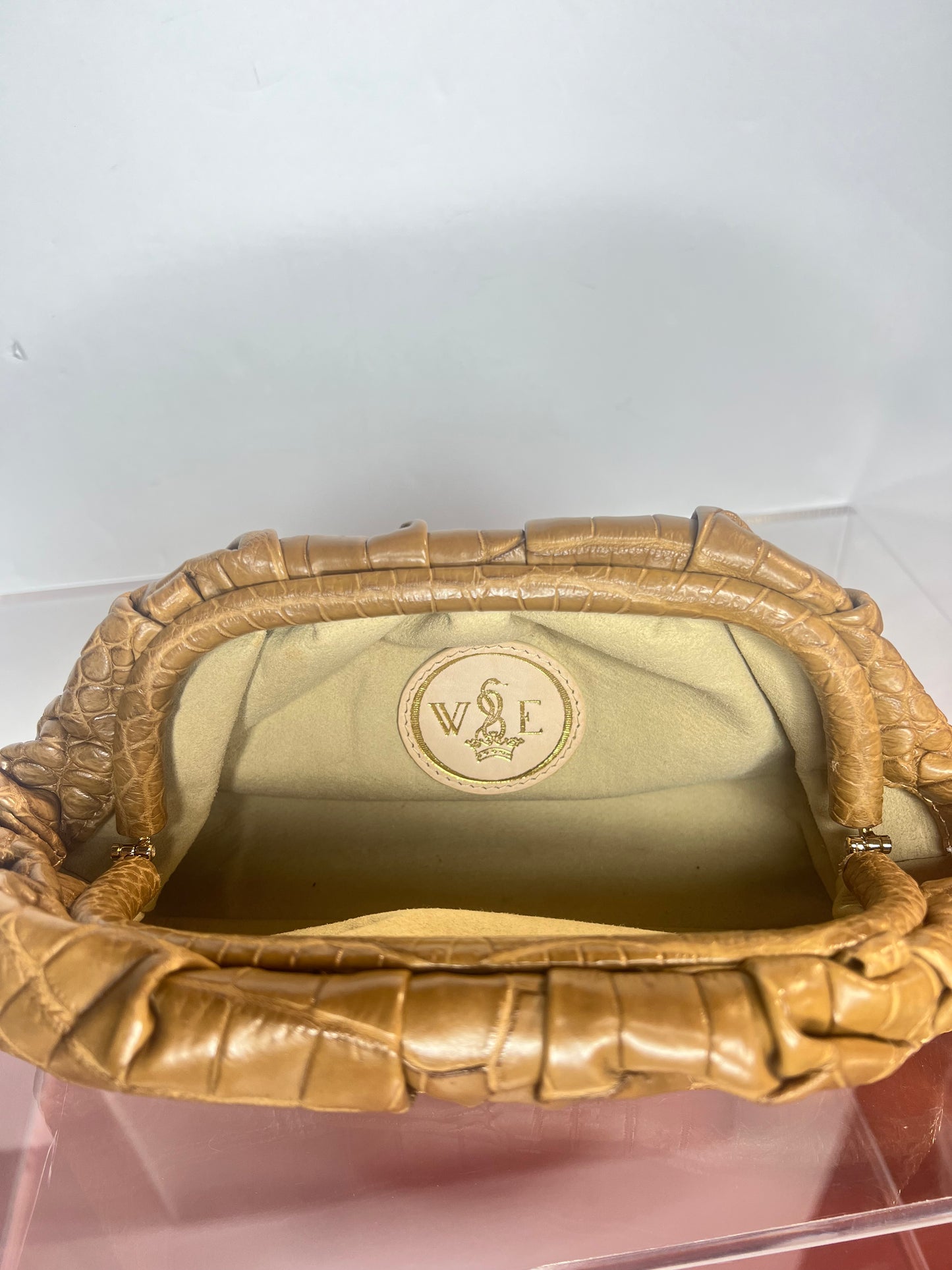 Wyld Empyre Tan Leather Clutch