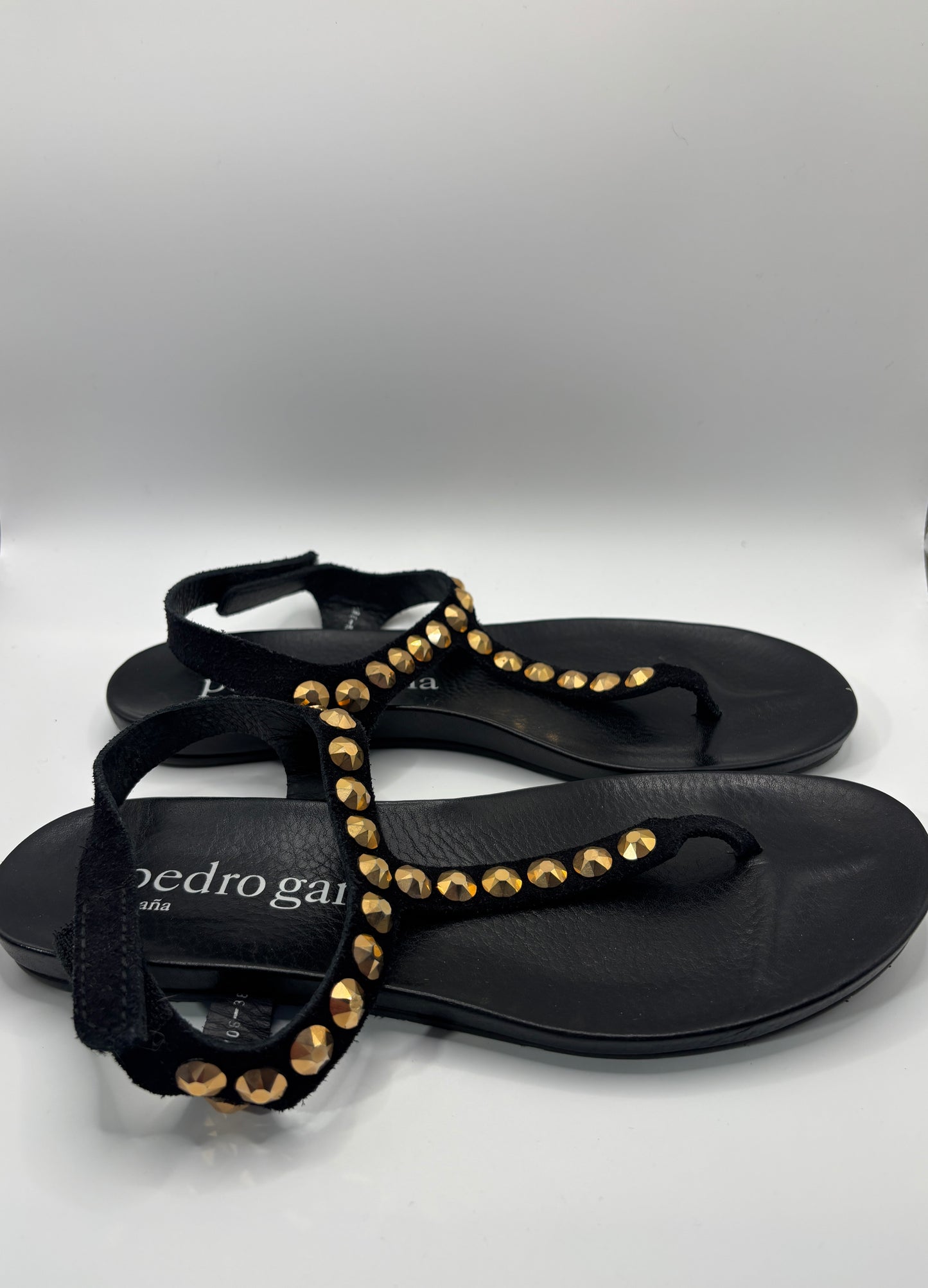 Pedro Garcia Black Studded Sandal 38.5