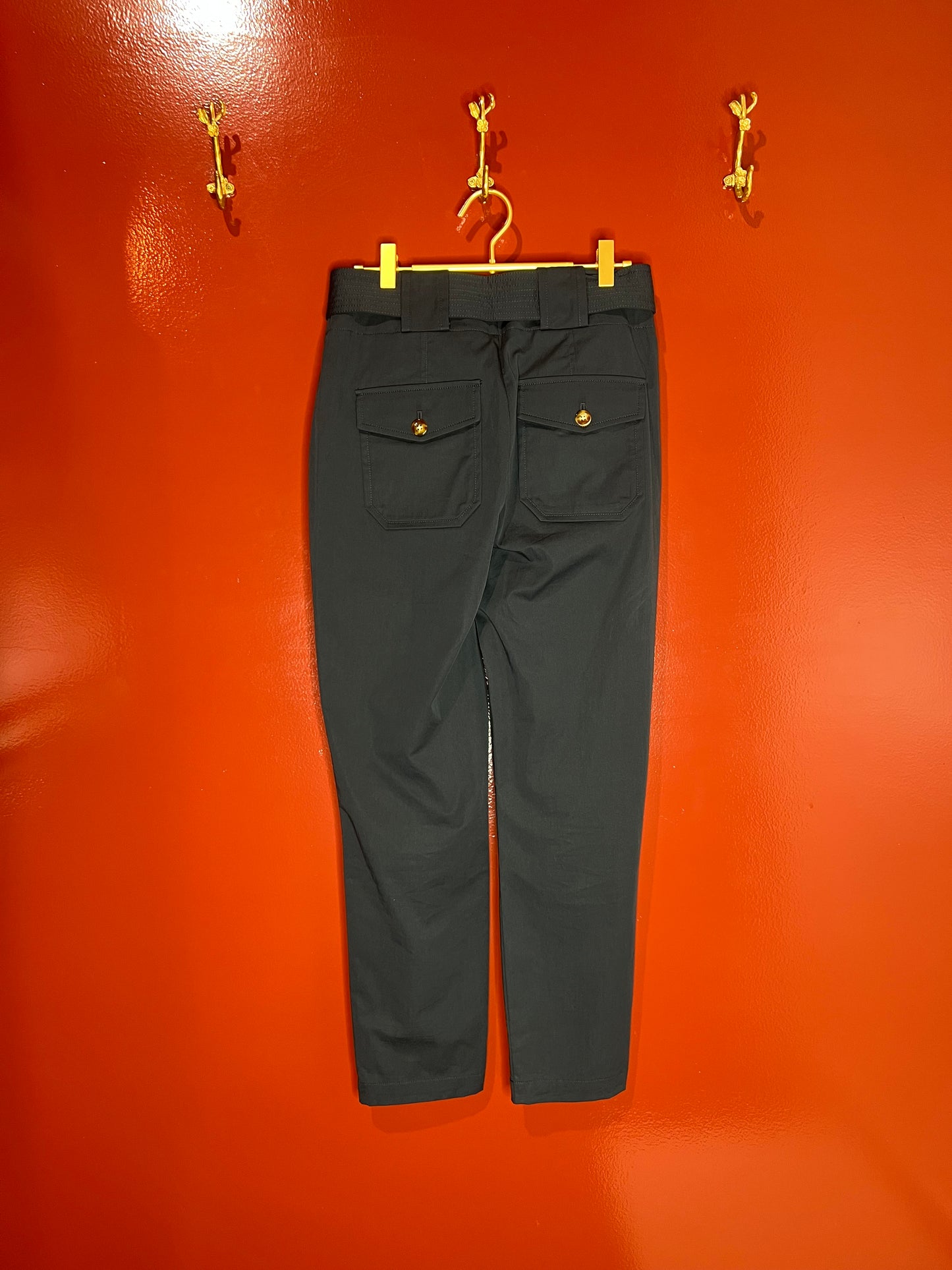 Veronica Beard Black Twill Pants W/ Belt 2