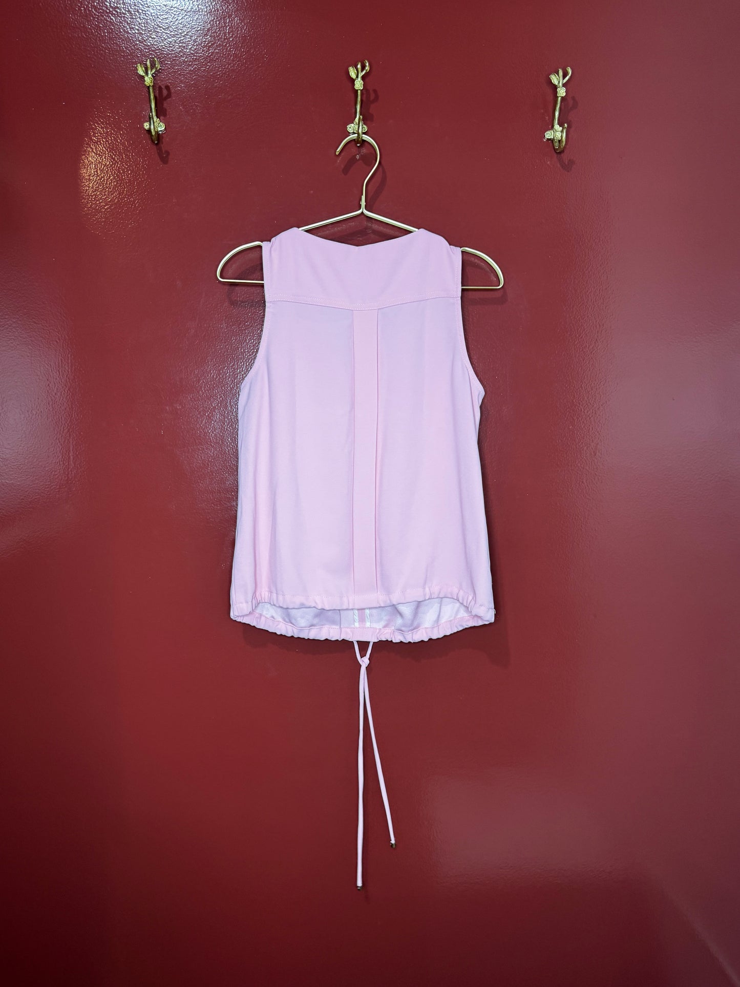 Trina Turk Zip Pink Top S