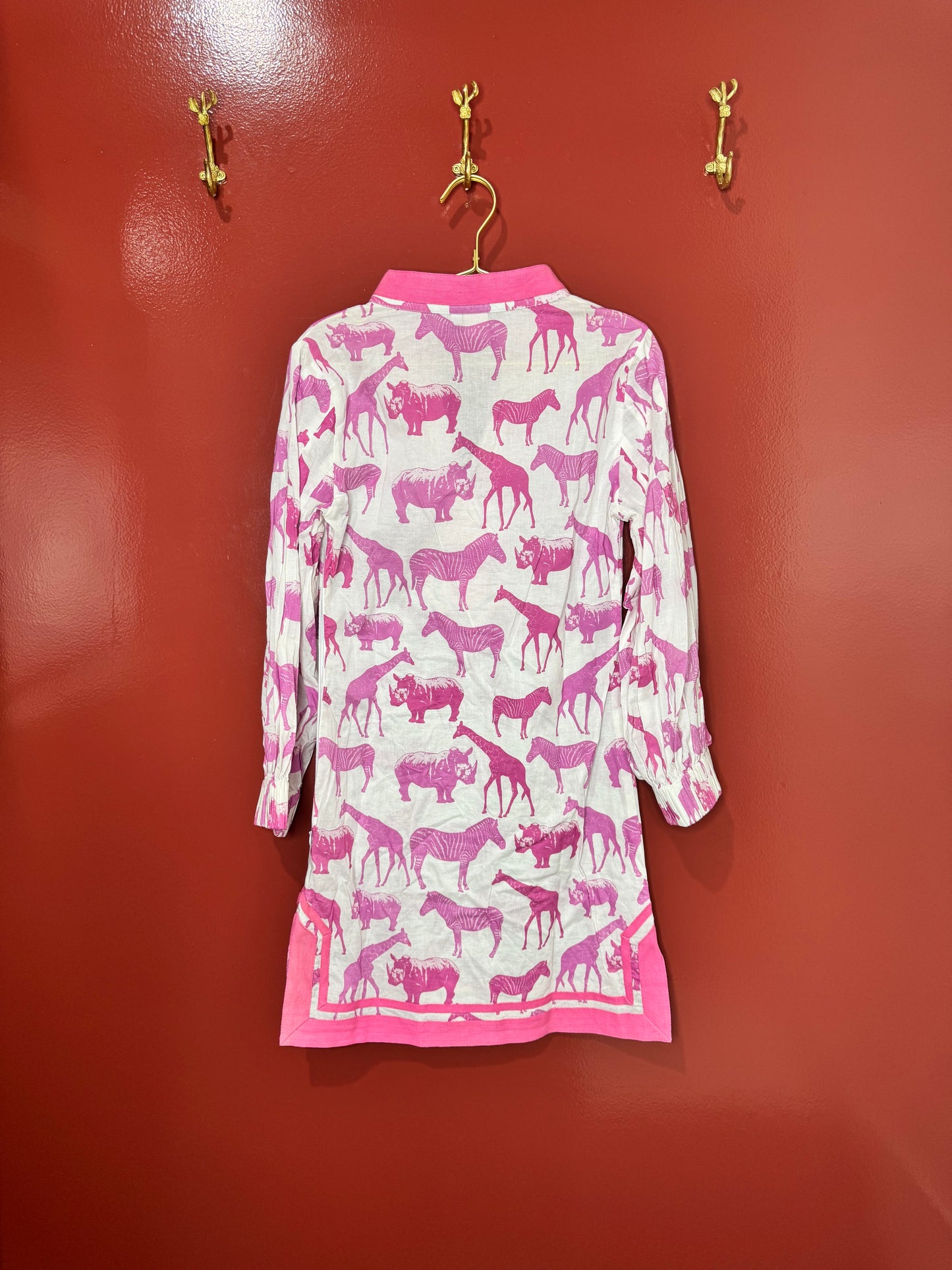 Sheridan French Pink Animal Print Tunic 2