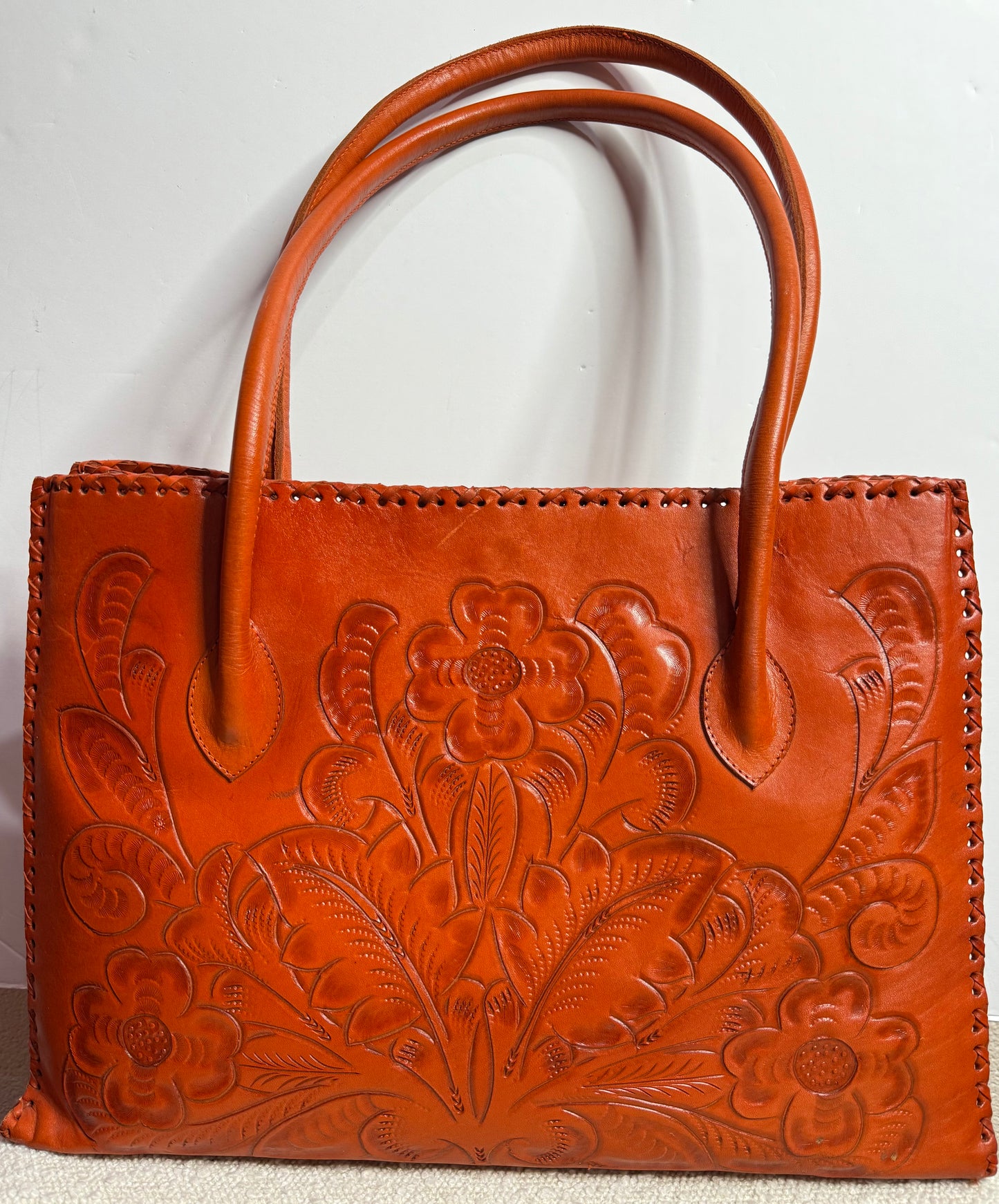 Alexis David Orange Tote Bag