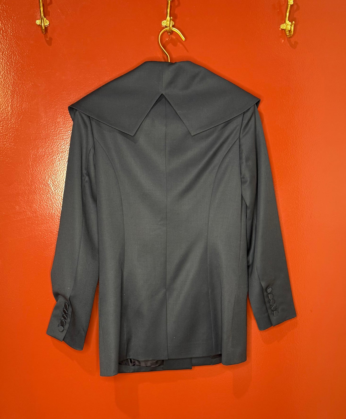 Amir Taghi Navy Blazer w/ Sailor Collar 6