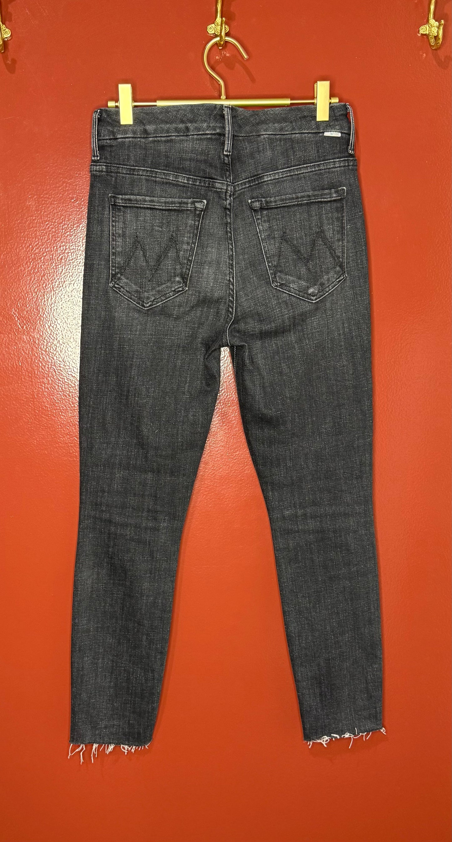 Mother Black Wash Jeans 27