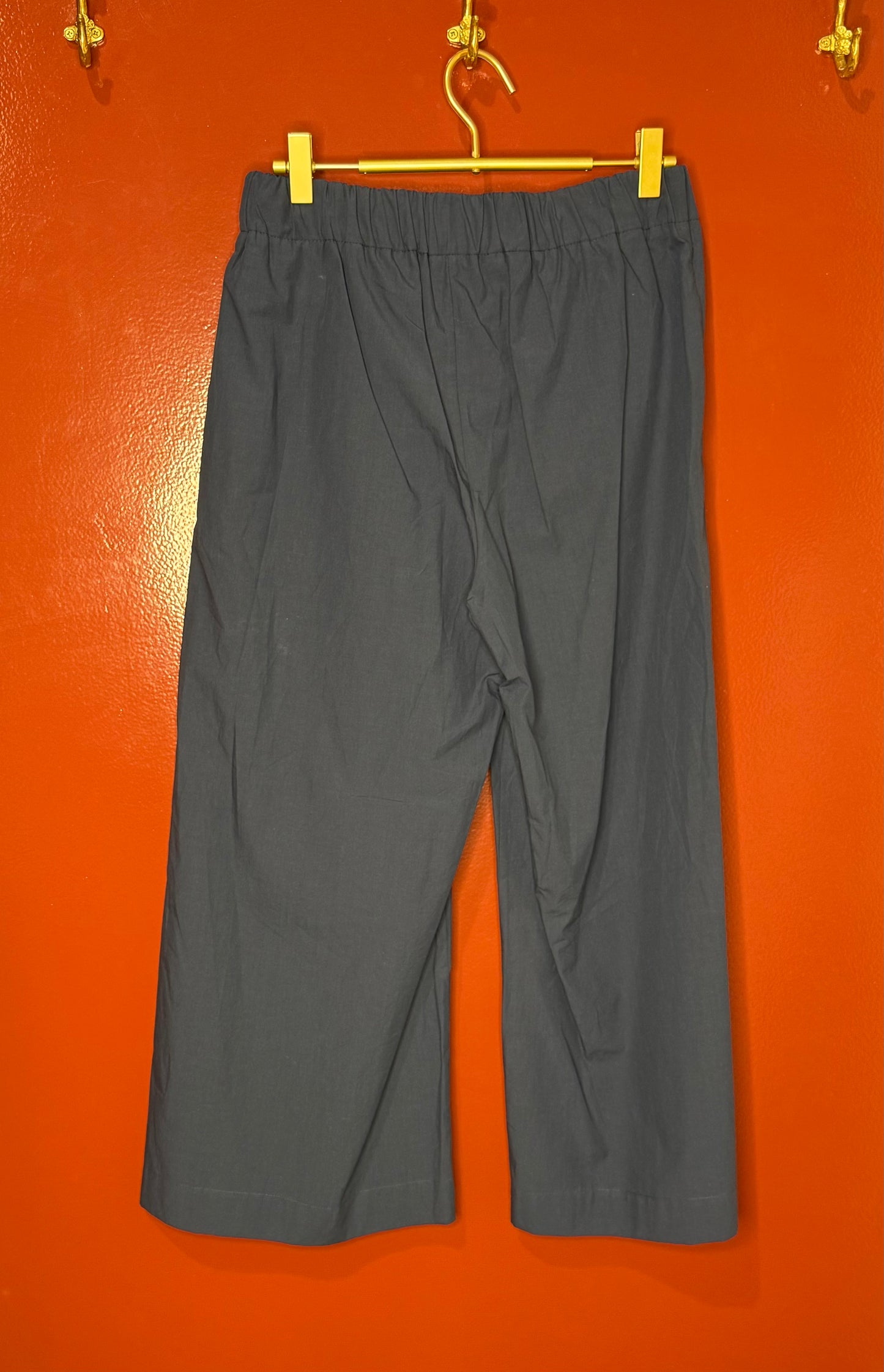 Ottod Ame Navy Crop Wide Leg Pant 40