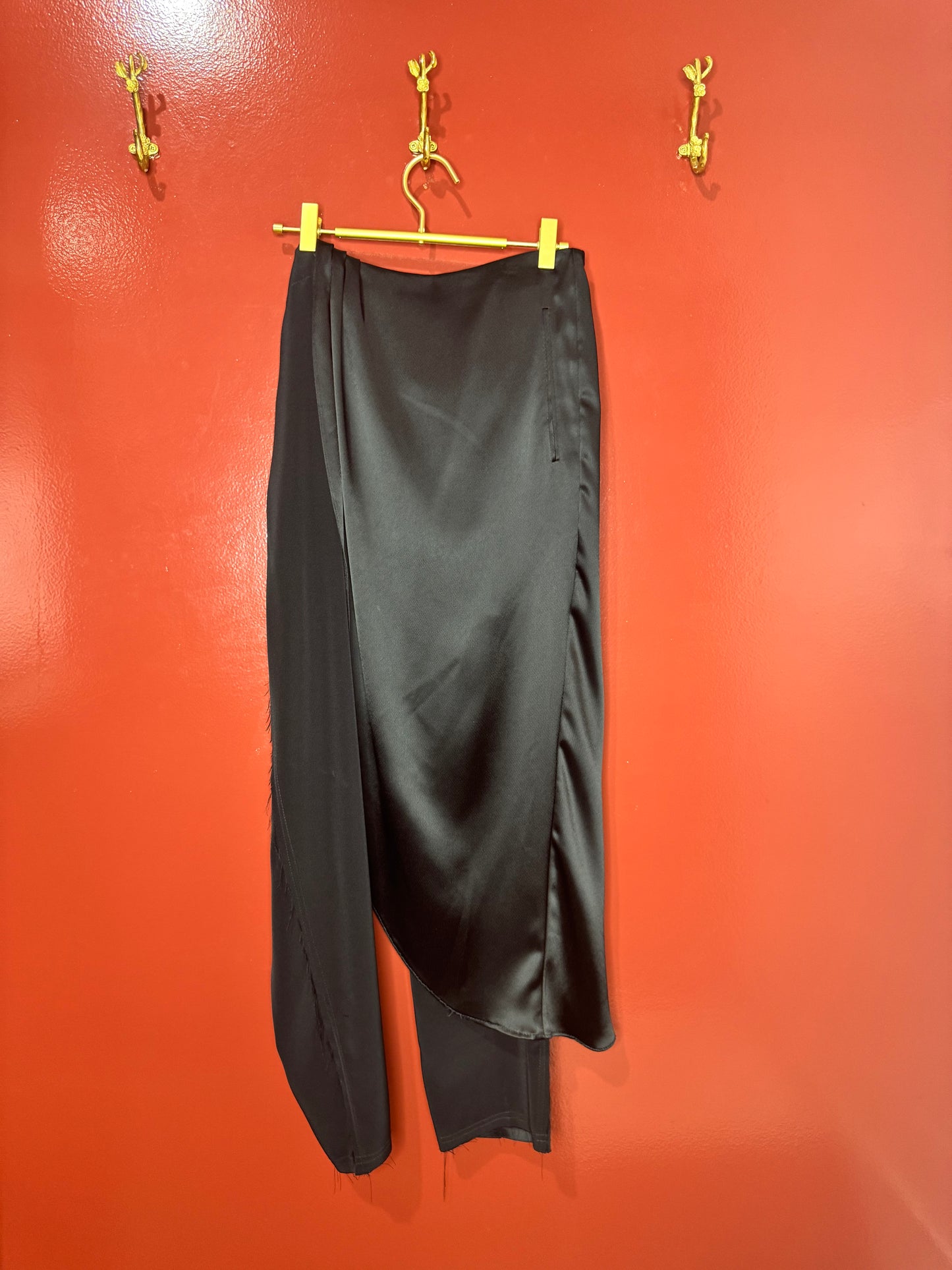 Baja East Black Skirt Pant