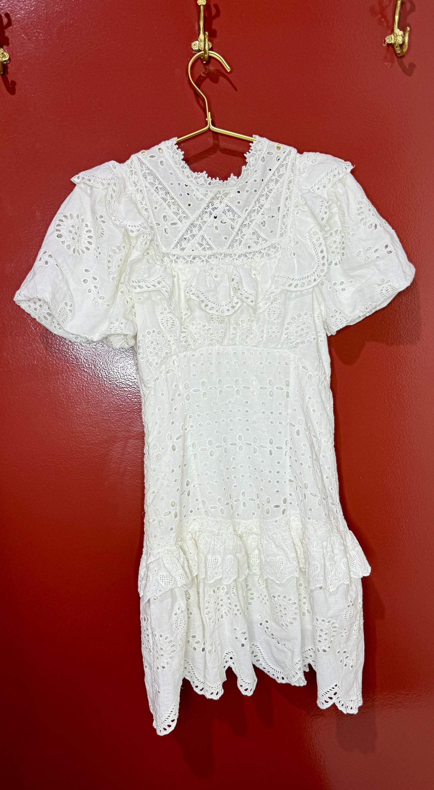 Love Shack Fancy White Short Dress 2