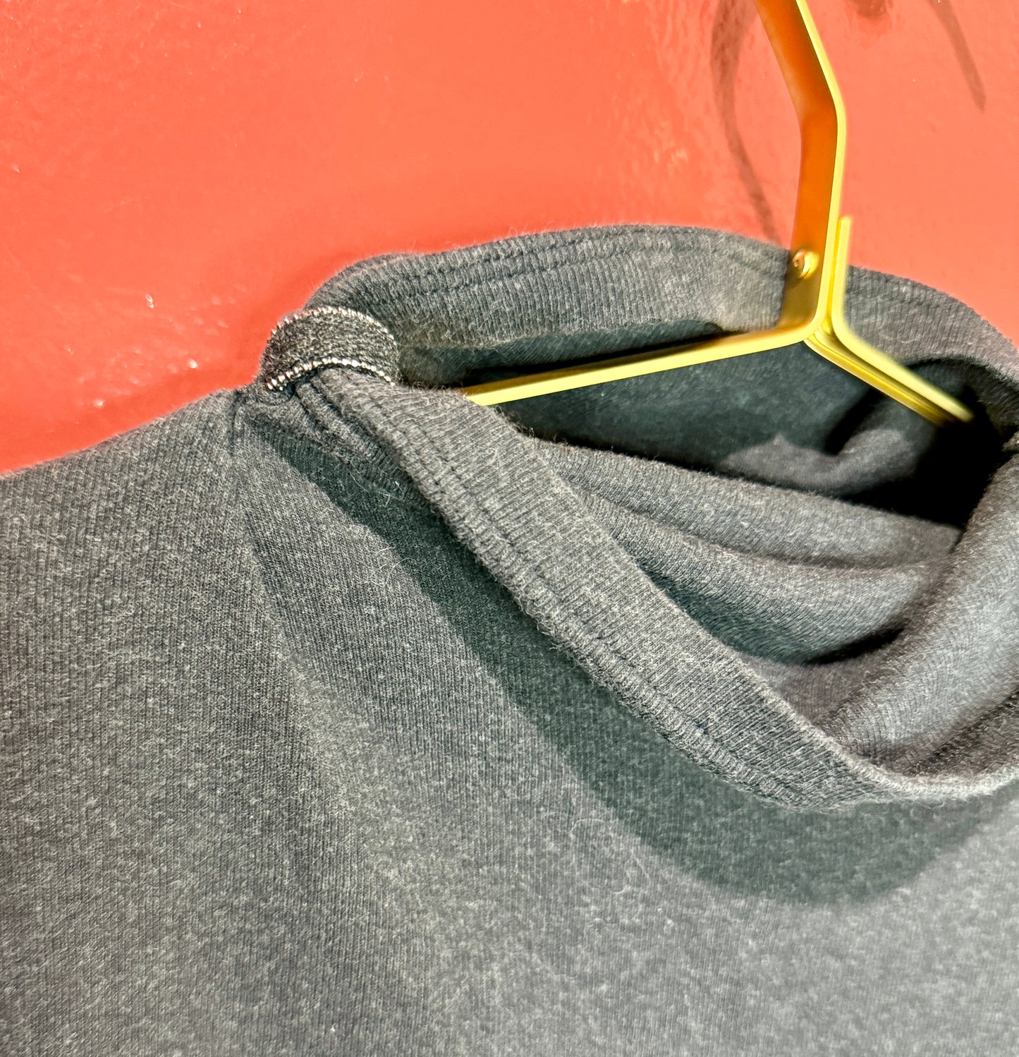 Brunello Cucinelli Mock Neck Gray Sweater L
