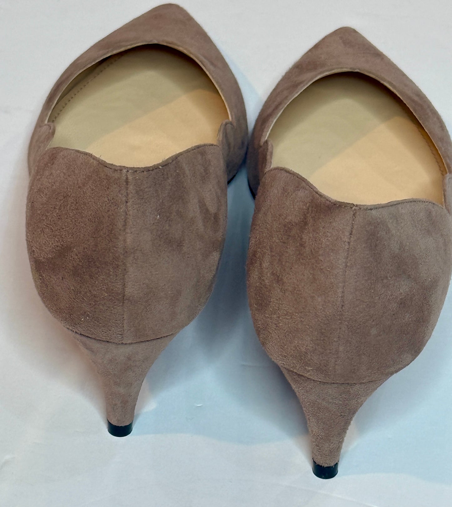Prada Brown Suede Kitten Heels 37