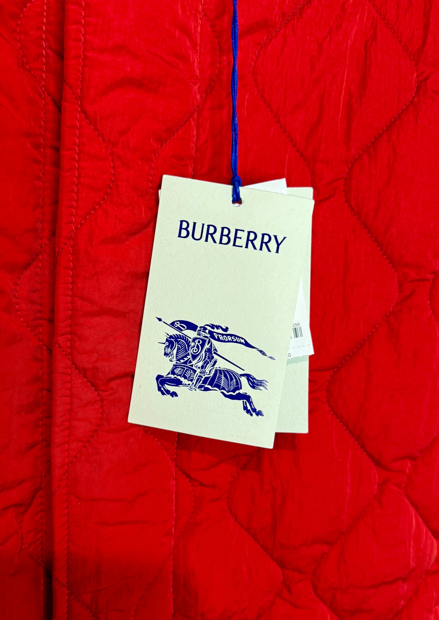 Burberry Red Quilted Skirt 6